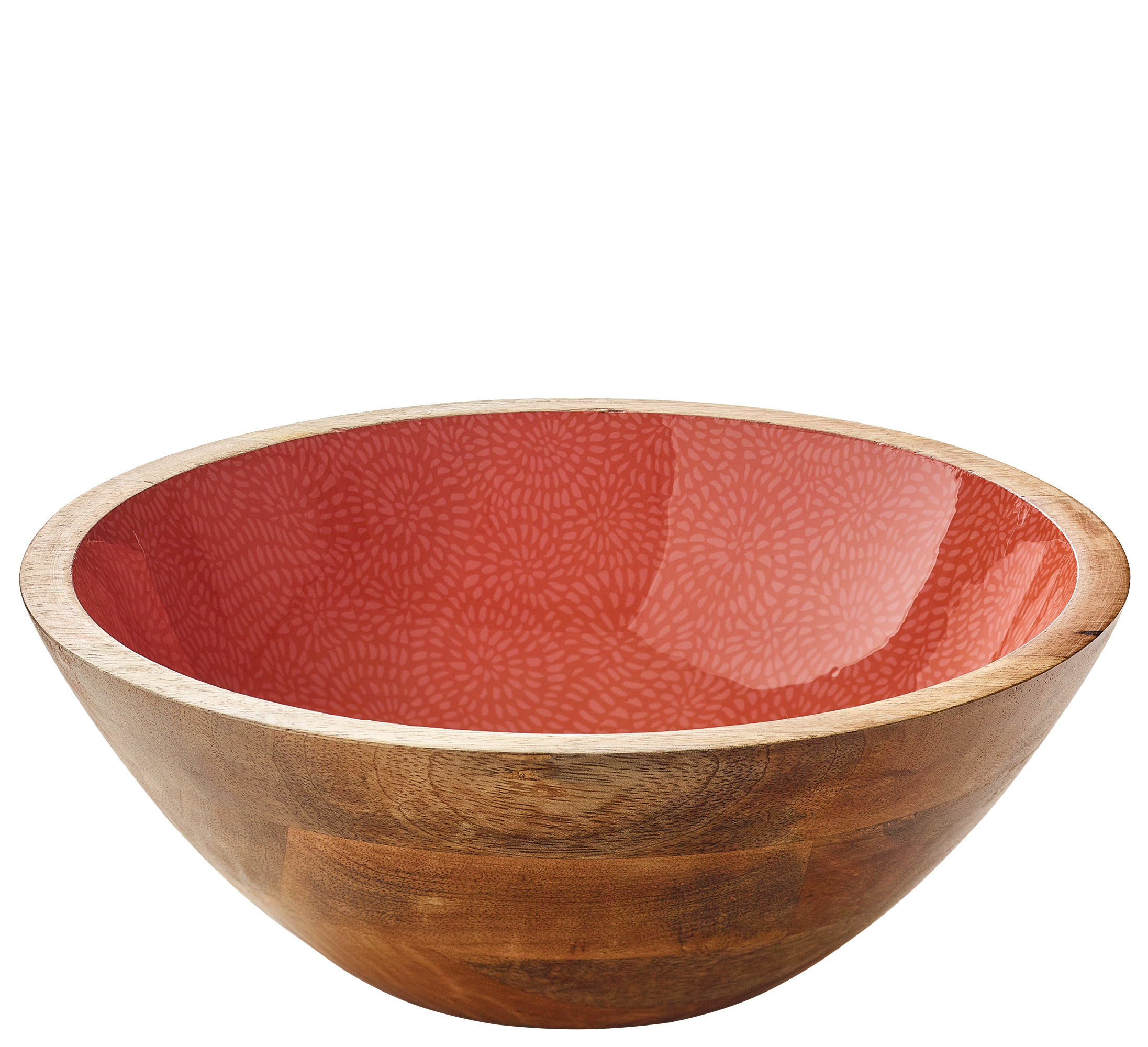 Schüssel BRUSH CORAL, Mango, Ø 30 cm x 11,5 cm