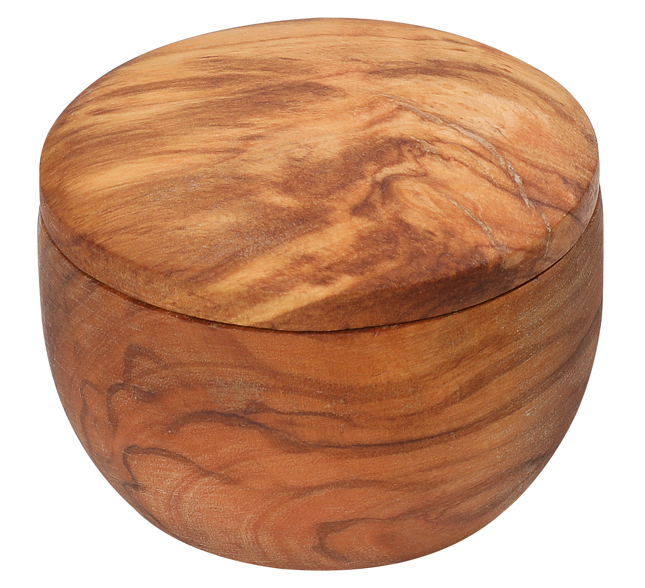 Salz-/Gewürztopf, Olivenholz Ø 7 cm