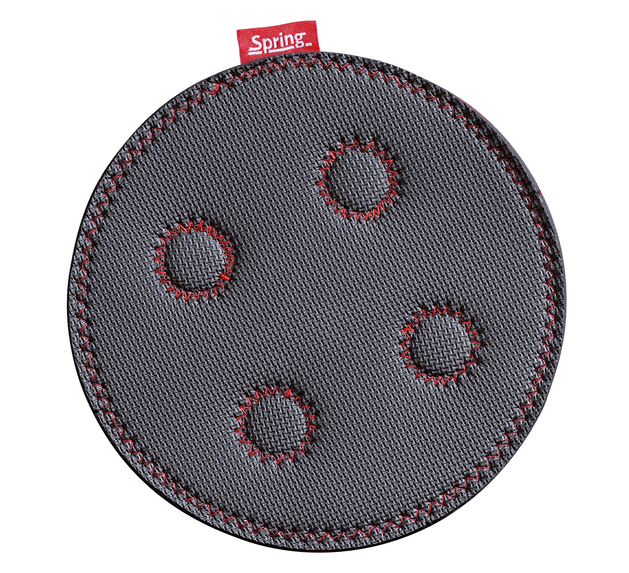 SPRING GRIPS - Untersetzer rund magnetisch schwarz