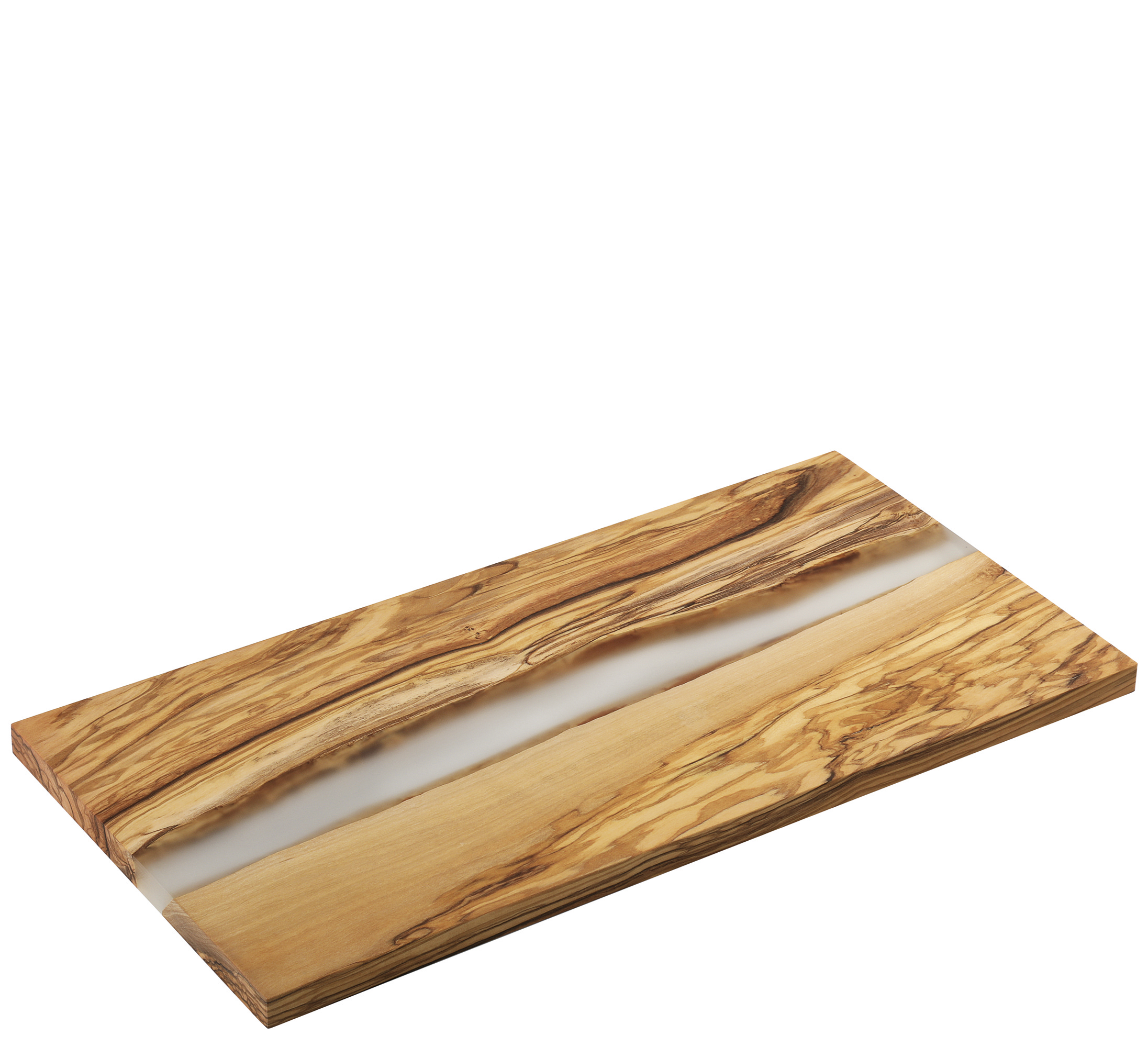 Servierbrett, Olive transparent 45 x 22 x 1,5 cm 