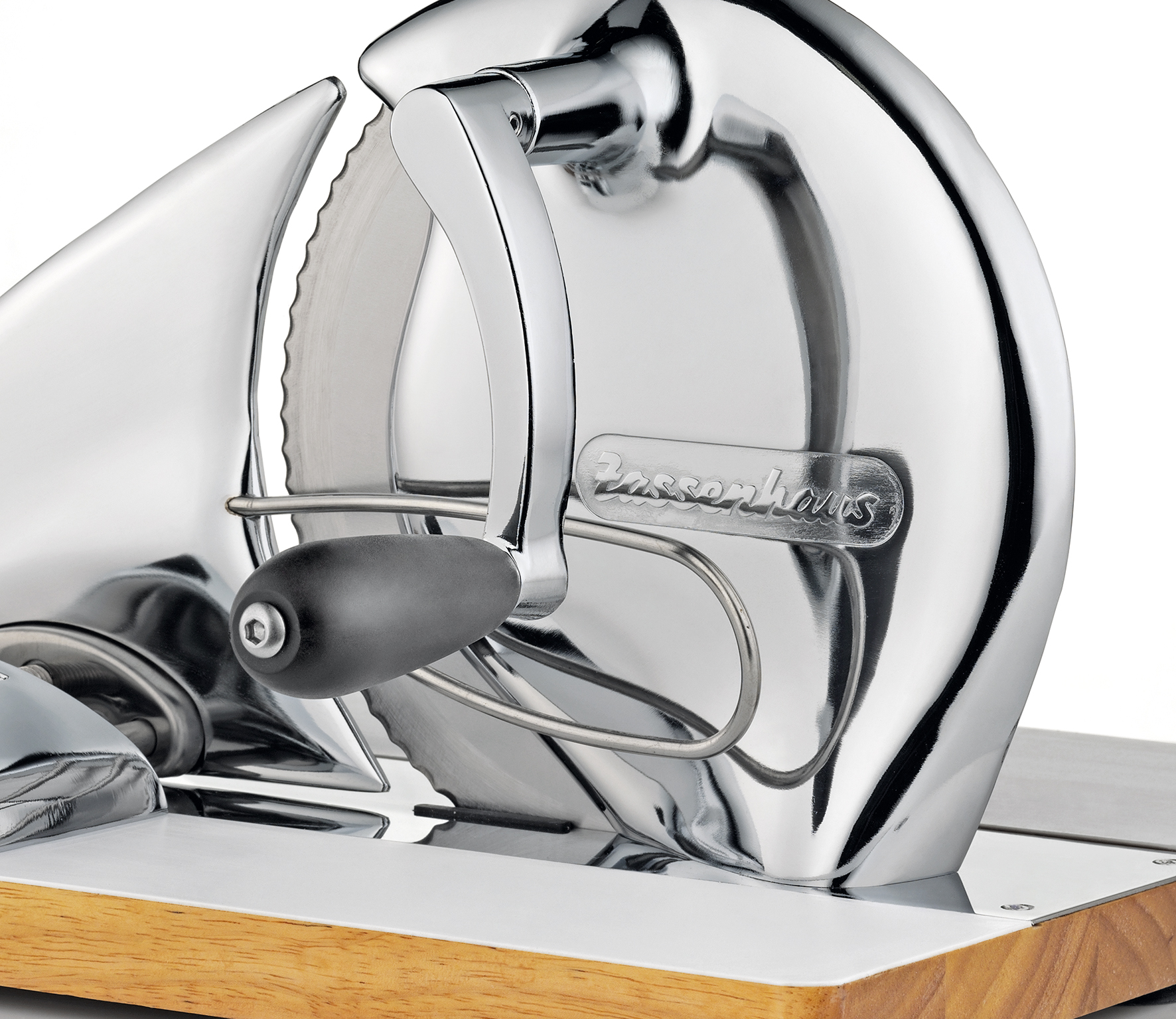 Brotschneidemaschine VINTAGE, manuell, chrom