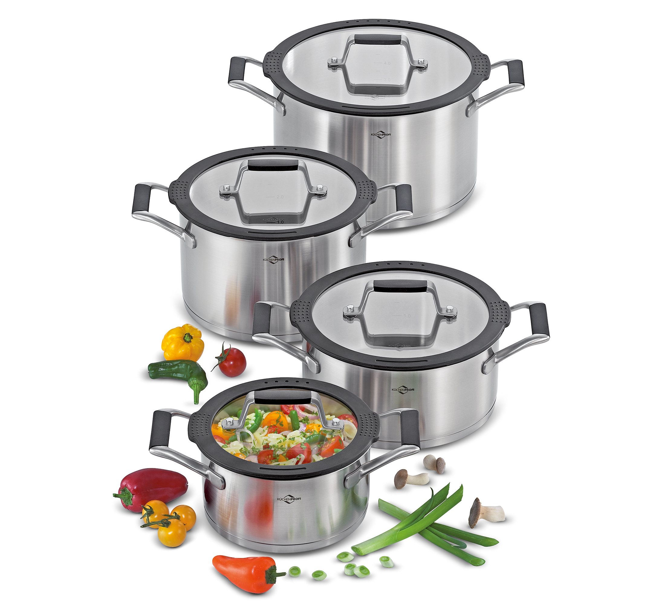 COOK - Topf-Set COMO, 4-tlg.