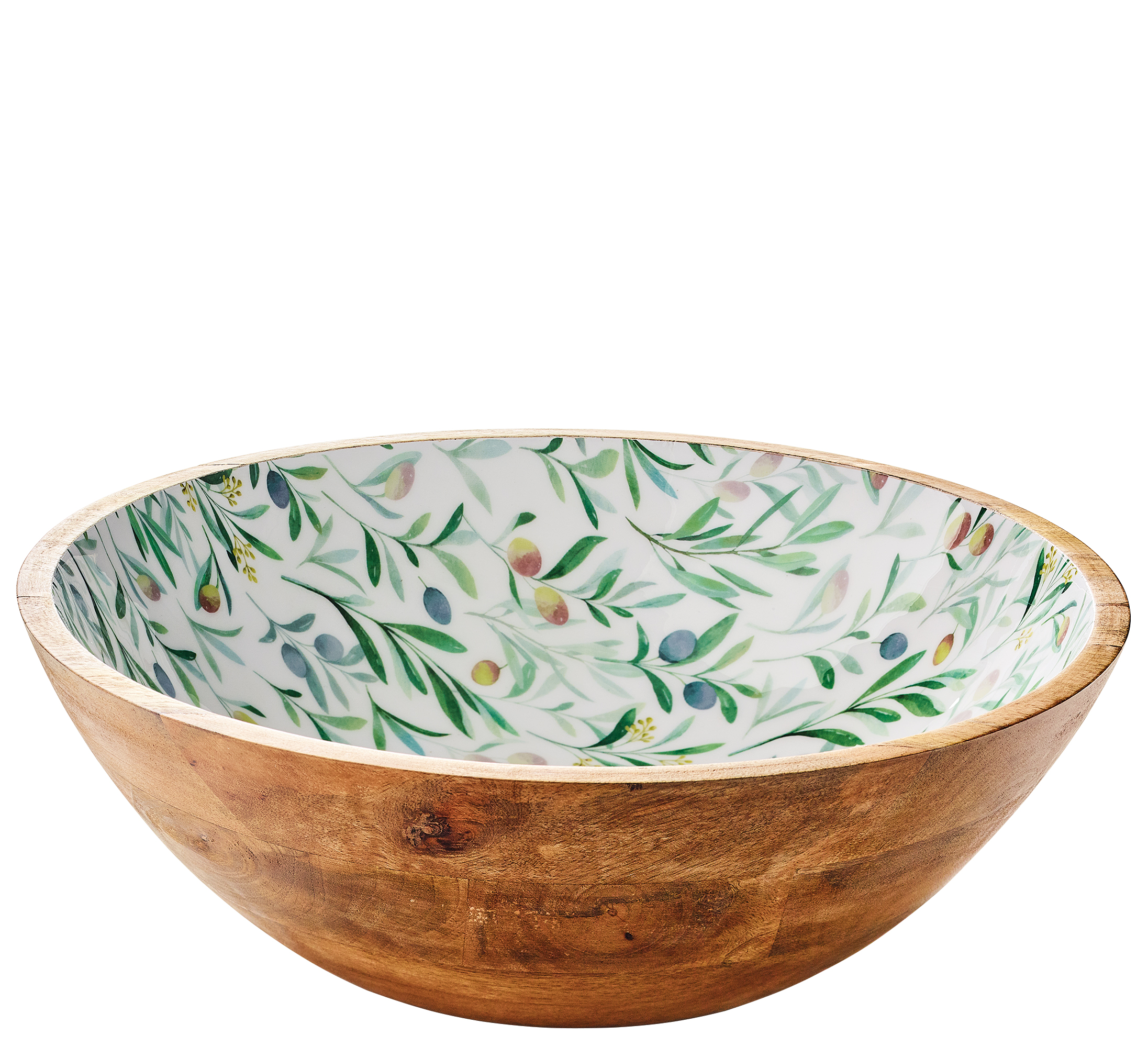 Schüssel OLIVE, Mango, Ø 35 cm x 12 cm