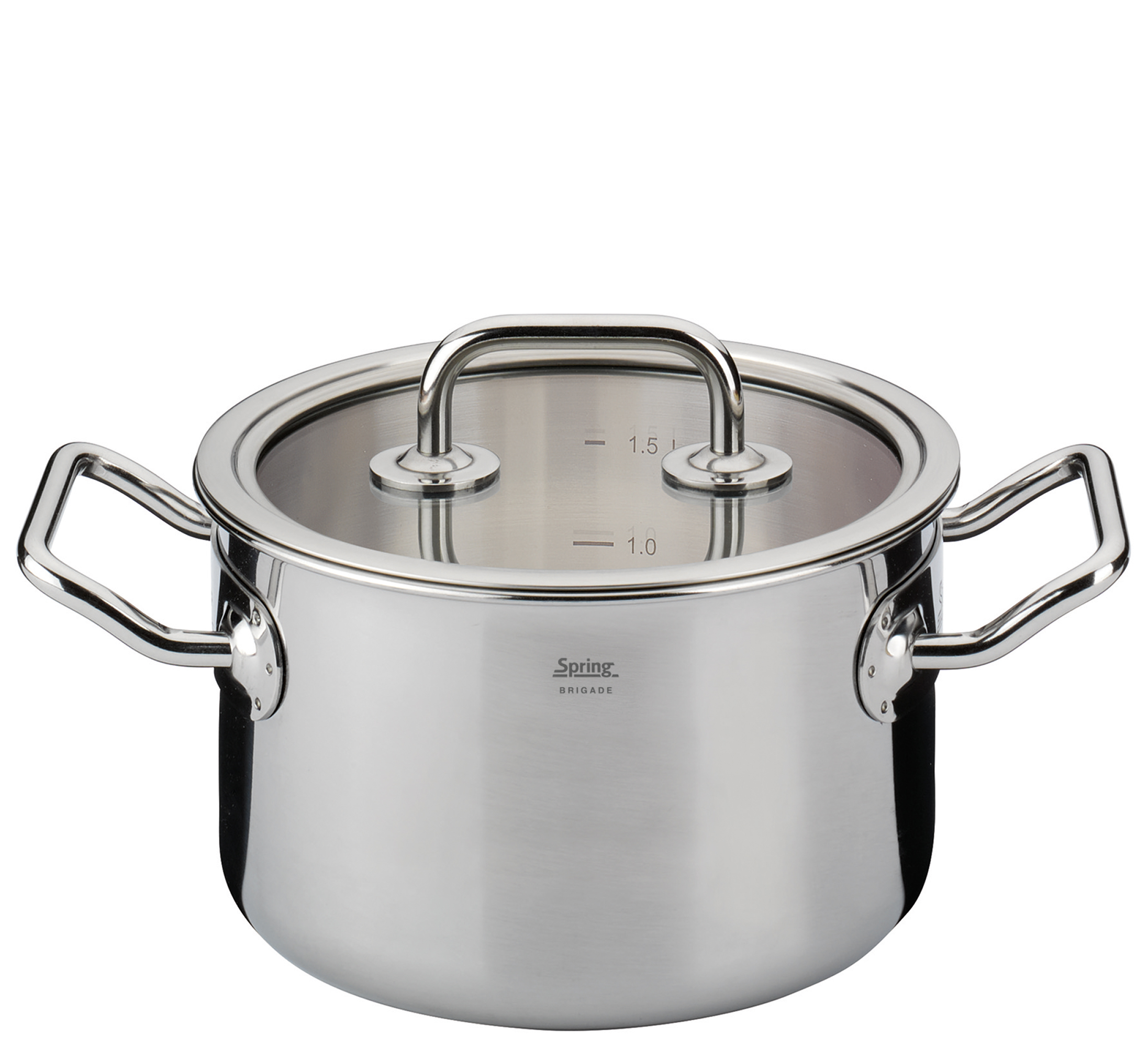 Kochtopf mit Glasdeckel BRIGADE BASIC 16 cm