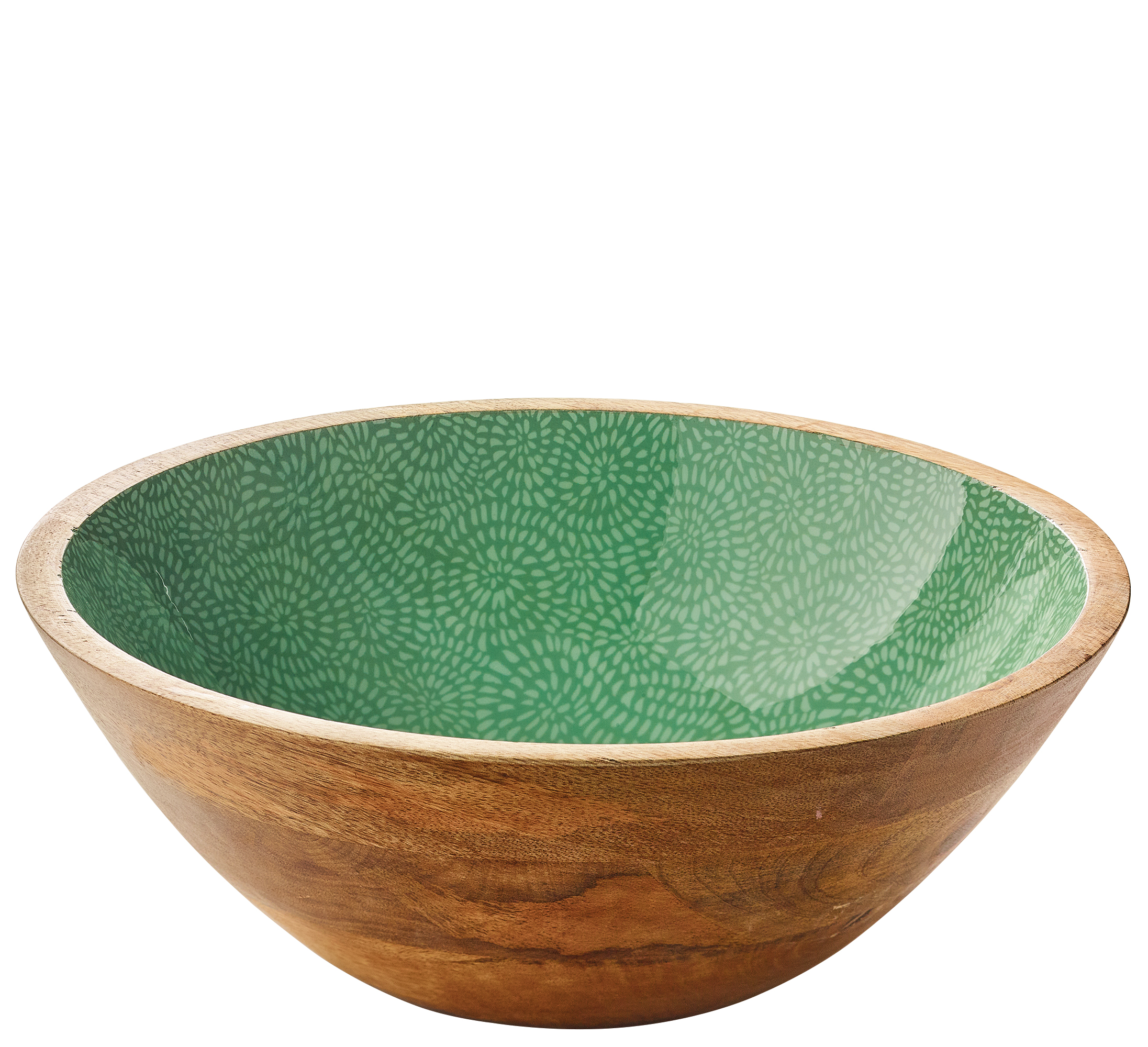 Schüssel BRUSH GREEN, Mango, Ø 30 cm x 11,5 cm