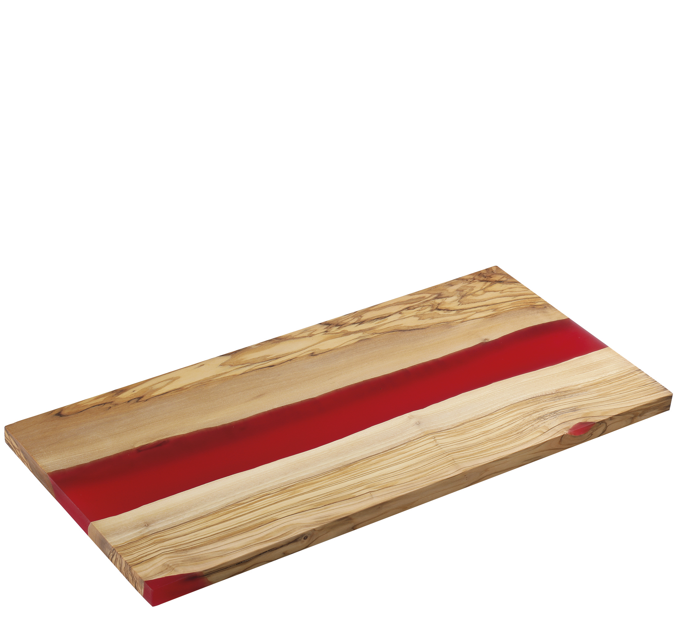 Servierbrett, Olive rot 45 x 22 x 1,5 cm 