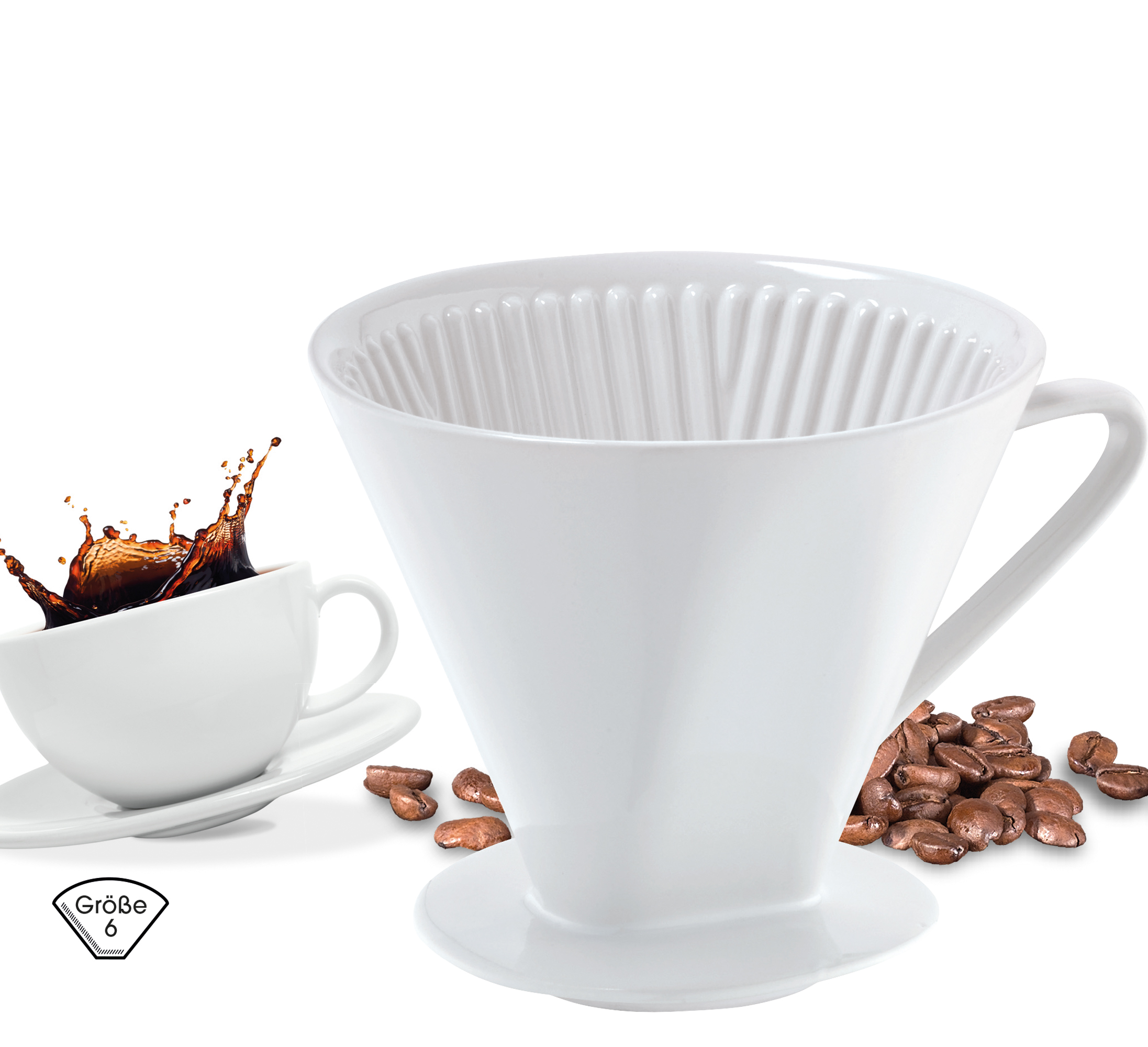 Kaffeefilter Gr. 6 weiß