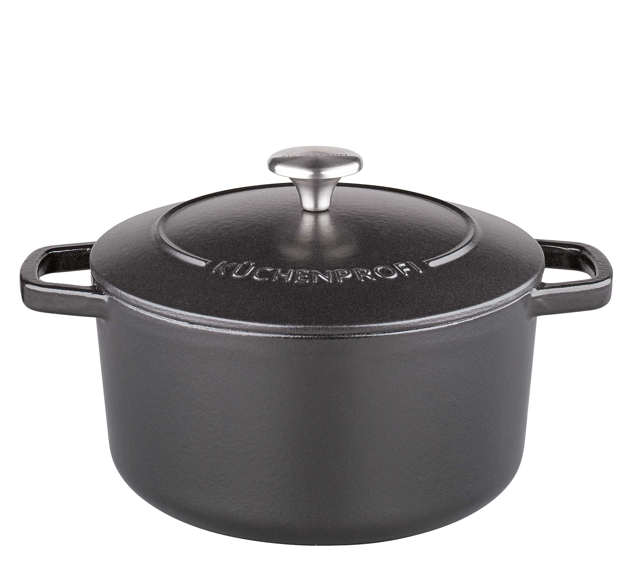 Bratentopf BRETAGNE rund, 24 cm schwarz 