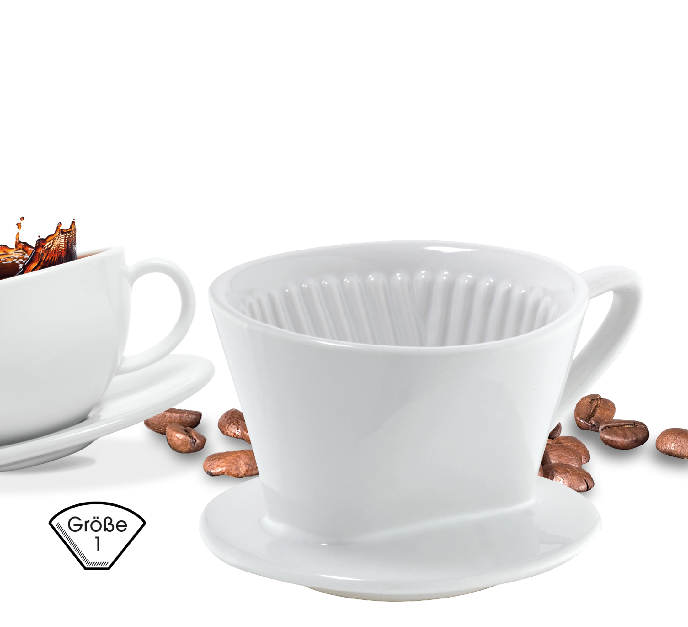 Kaffeefilter Gr. 1 weiß