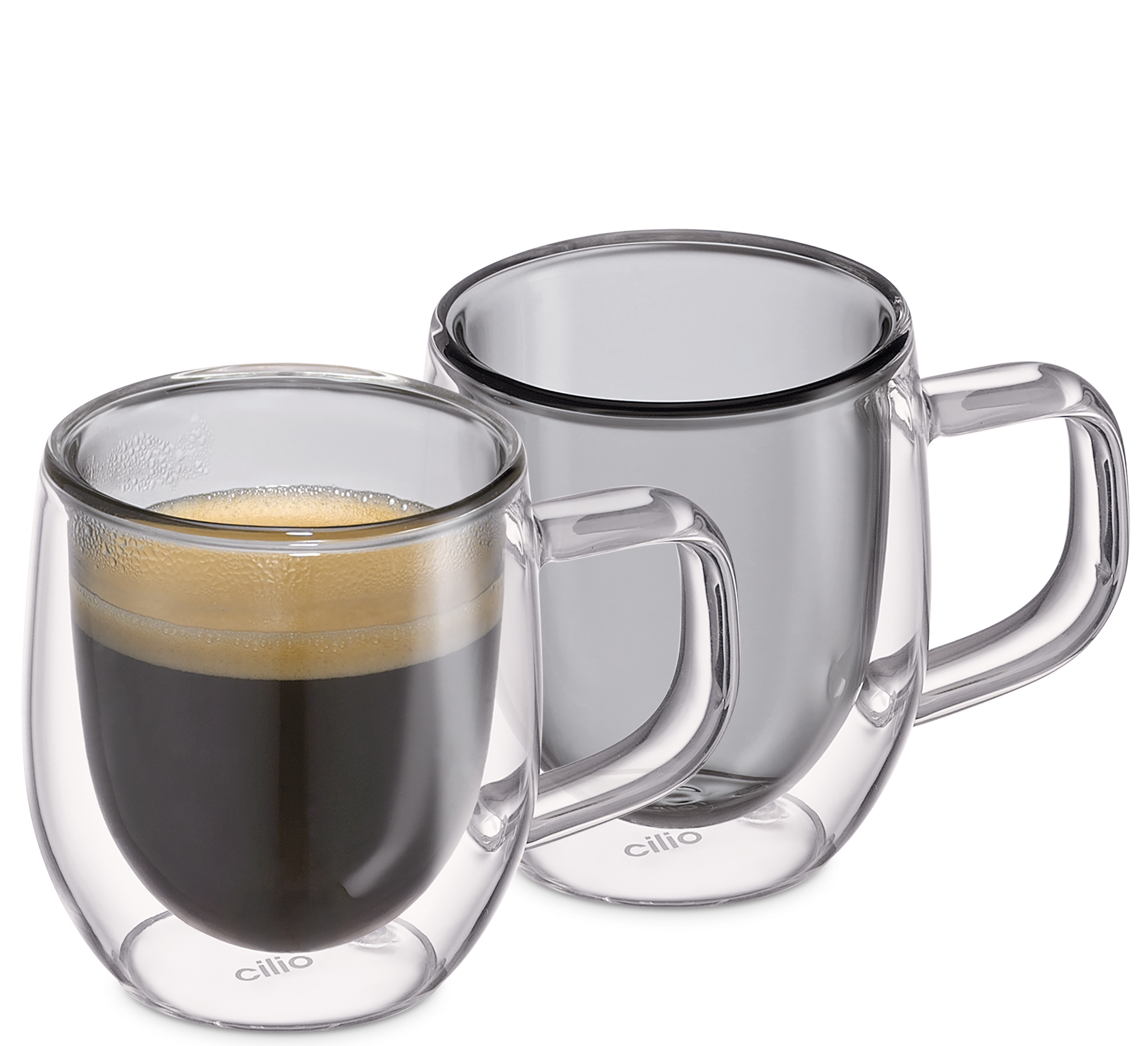 Espresso-Glas VENETO, grau