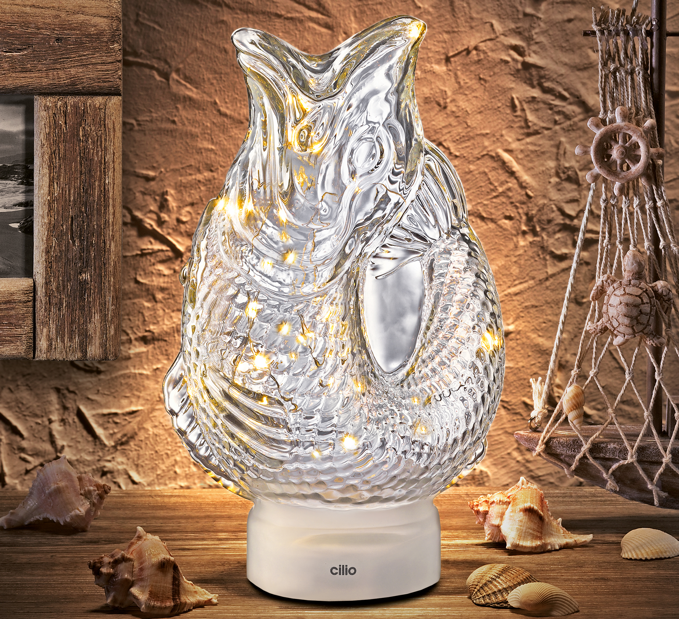 LED-Dekoleuchte NEMO transparent