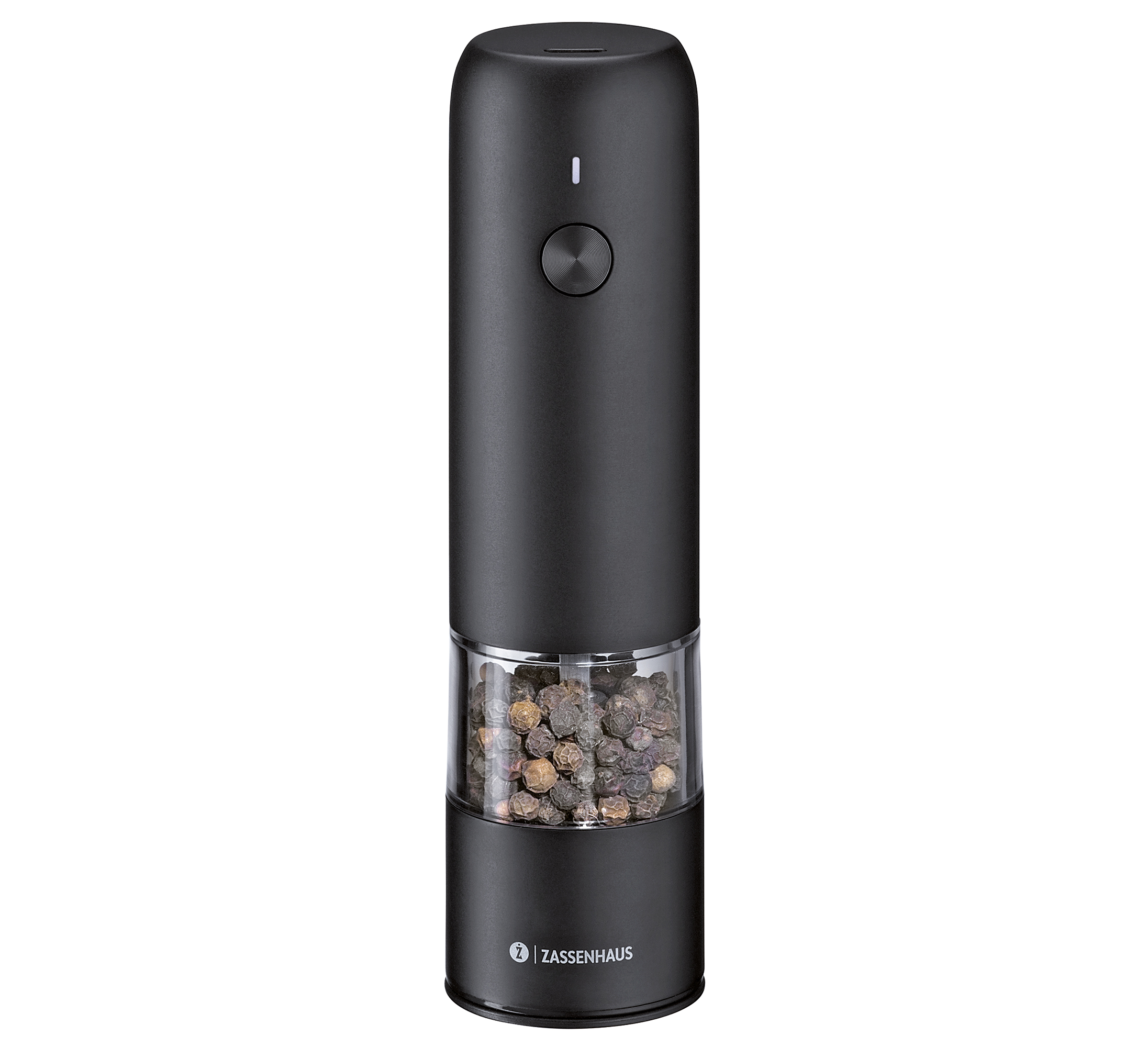 Pfeffermühle KÖLN USB elektrisch 14 cm schwarz