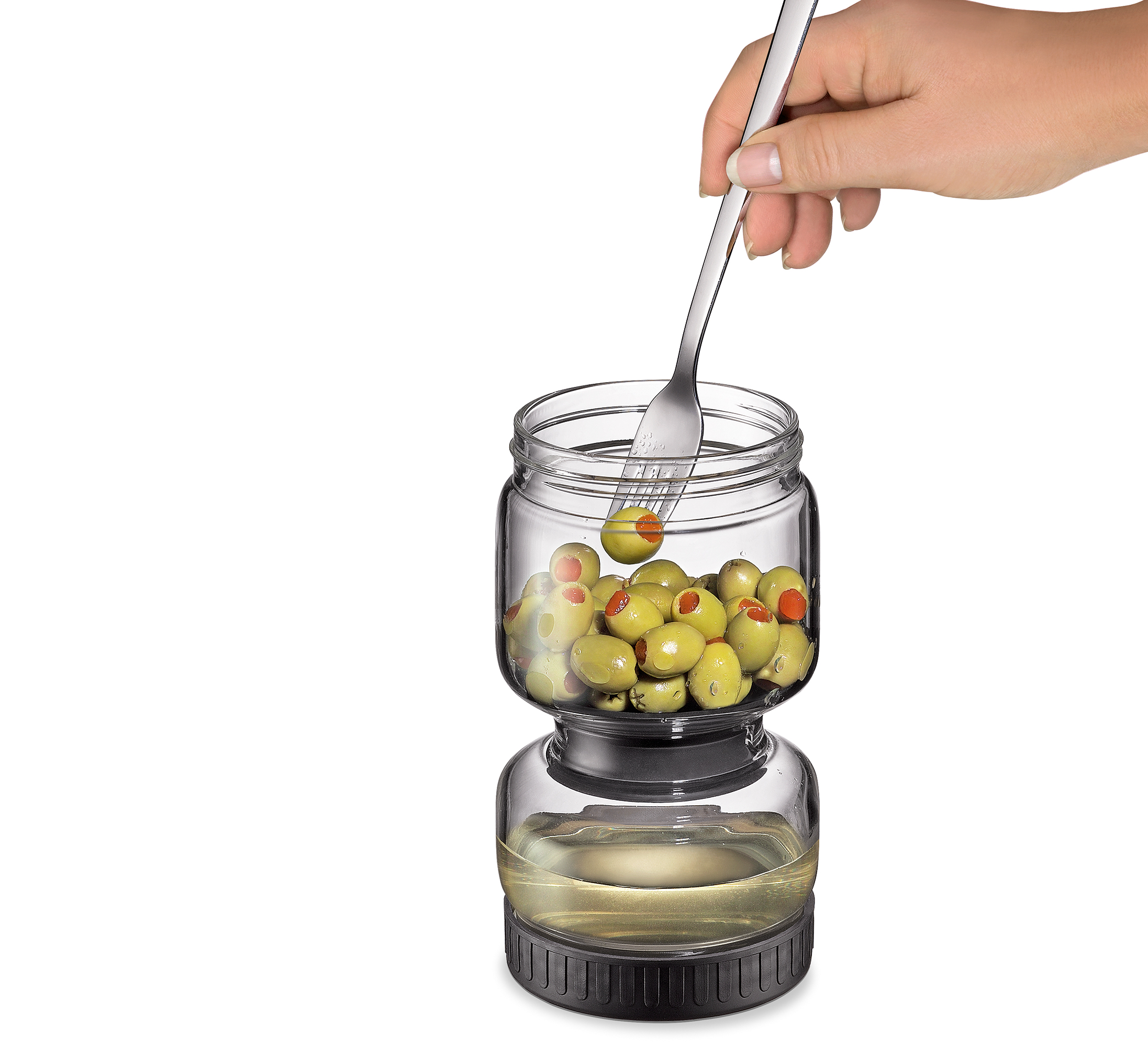 Abtropfglas TWIST 750 ml