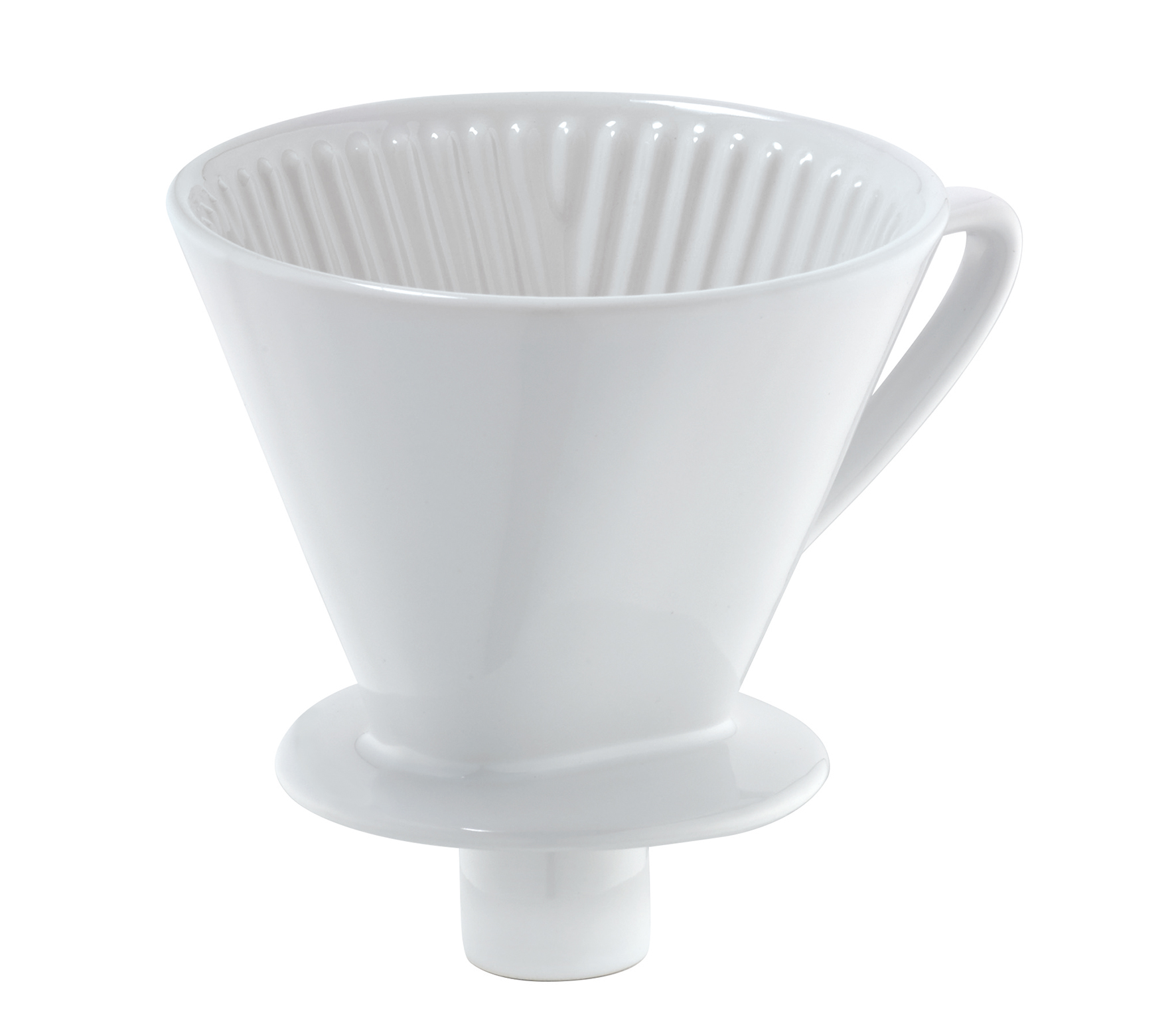 Kaffeefilter mit Stutzen Gr. 4 weiß Kaffeefilter mit Stutzen Gr. 4 weiß