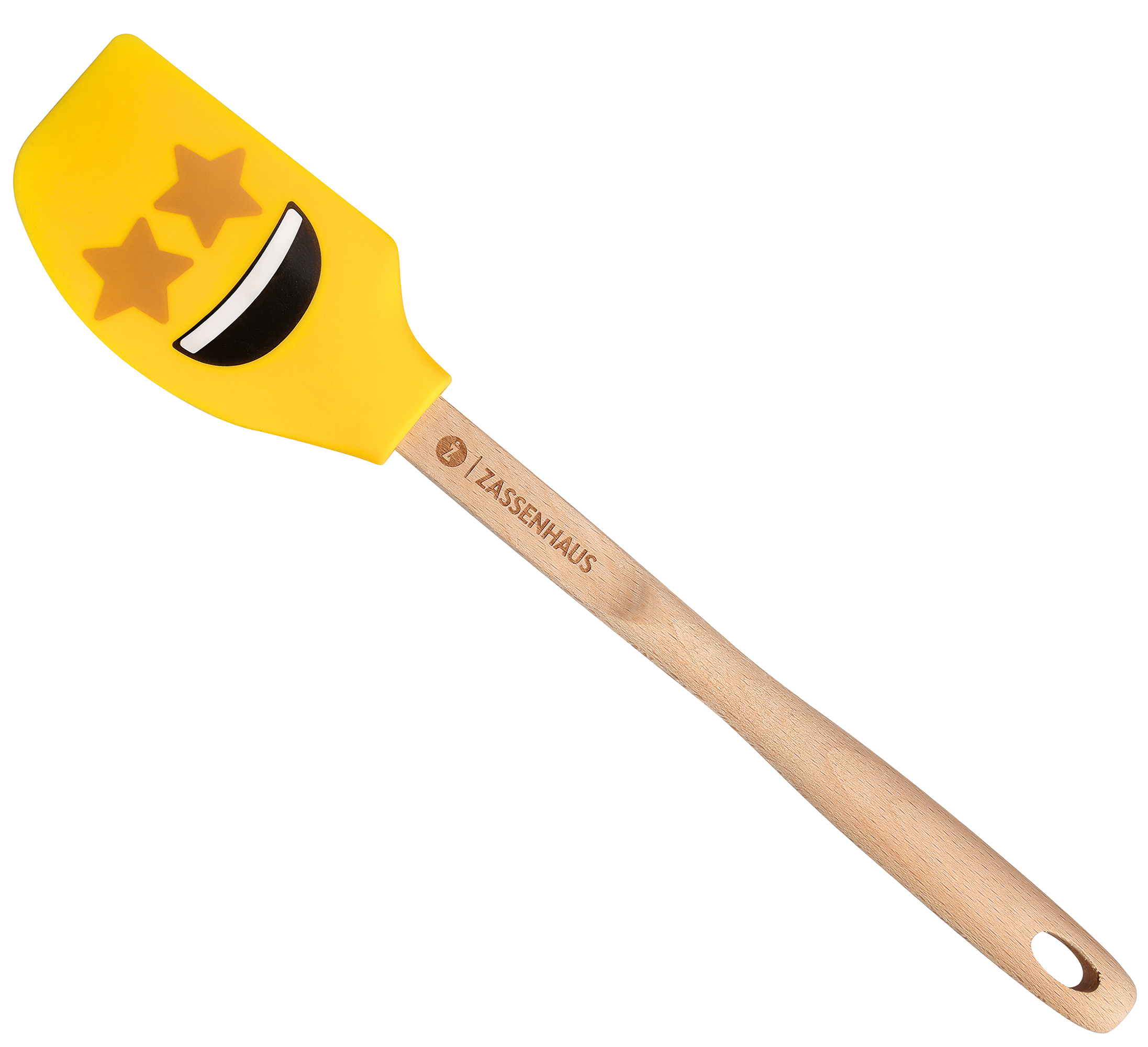 SMILEY2 - Teigschaber STERNE, Buche 30,5 cm