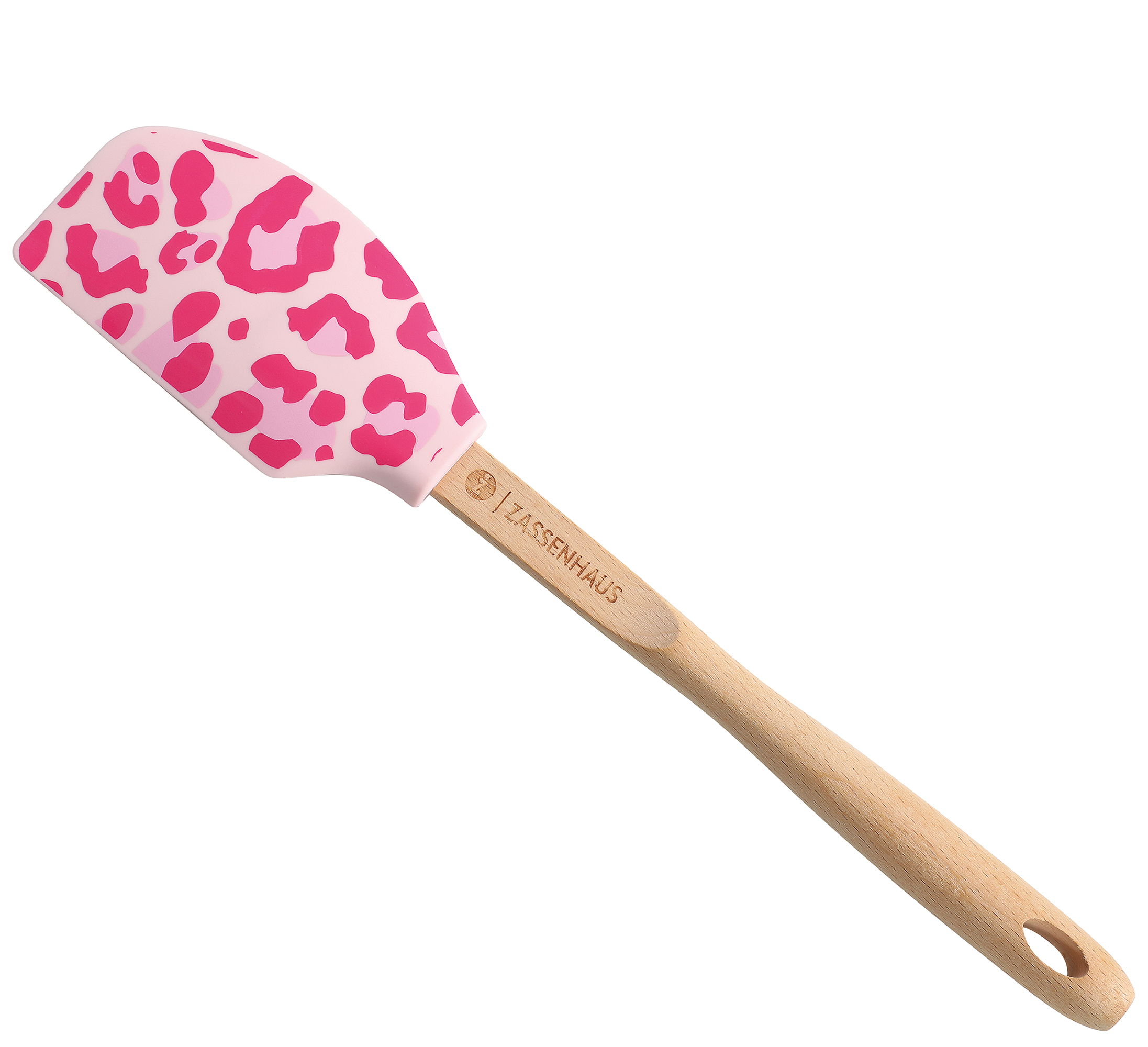 FUN - Teigschaber PINK JAGUAR, Buche 30,5 cm