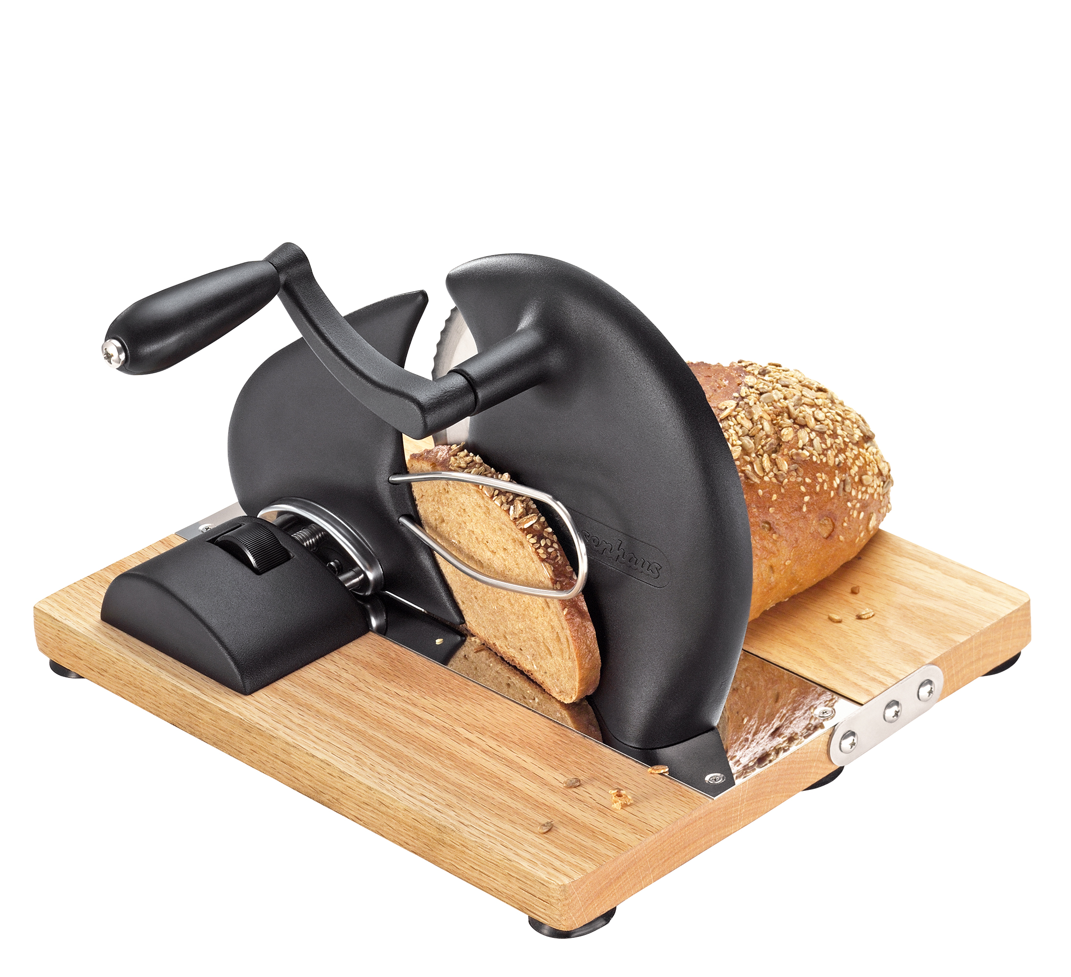 Brotschneidemaschine VINTAGE, manuell, schwarz
