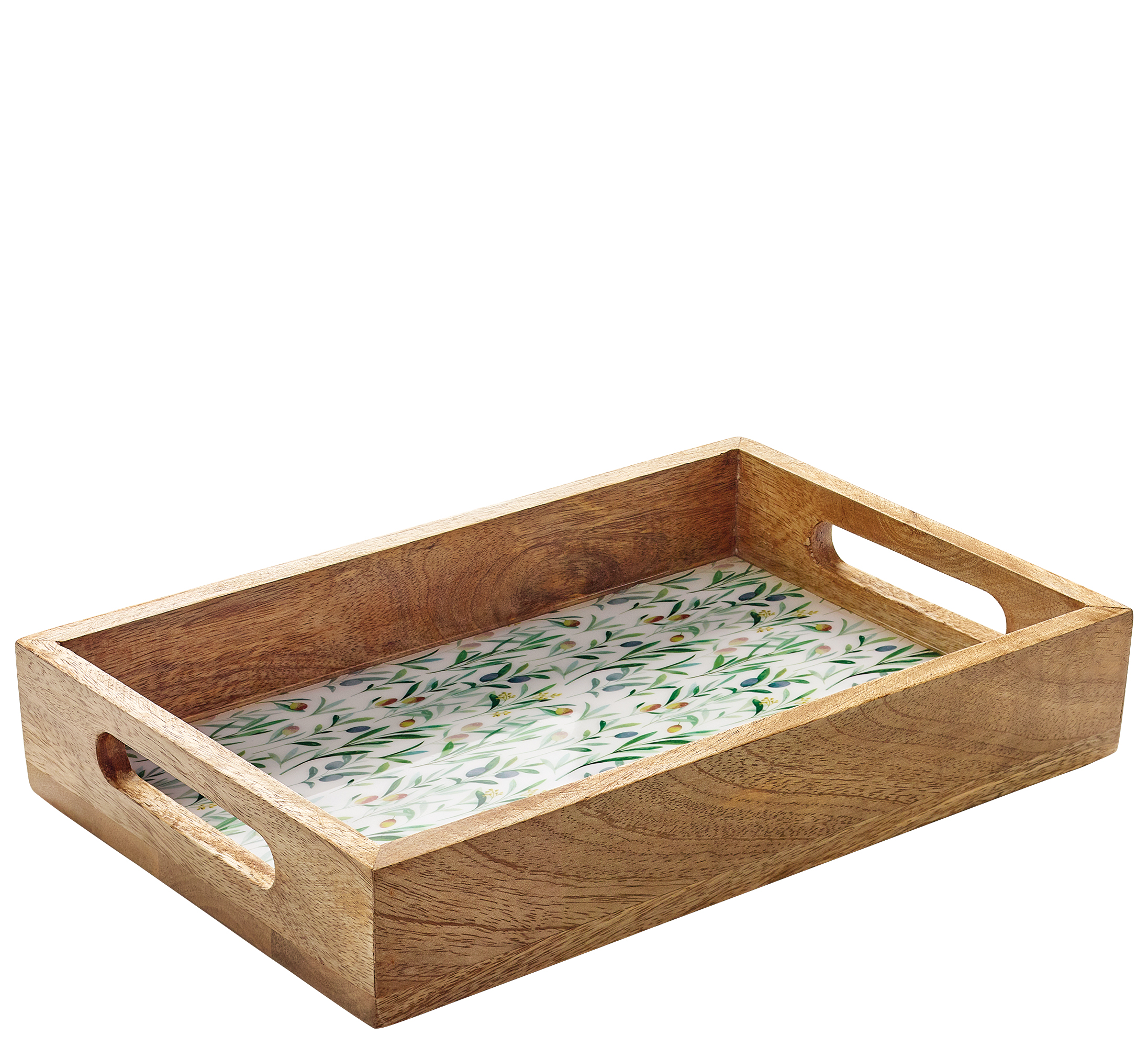 Tablett OLIVE, Mango, 30,5 x 20 x 5,5 cm