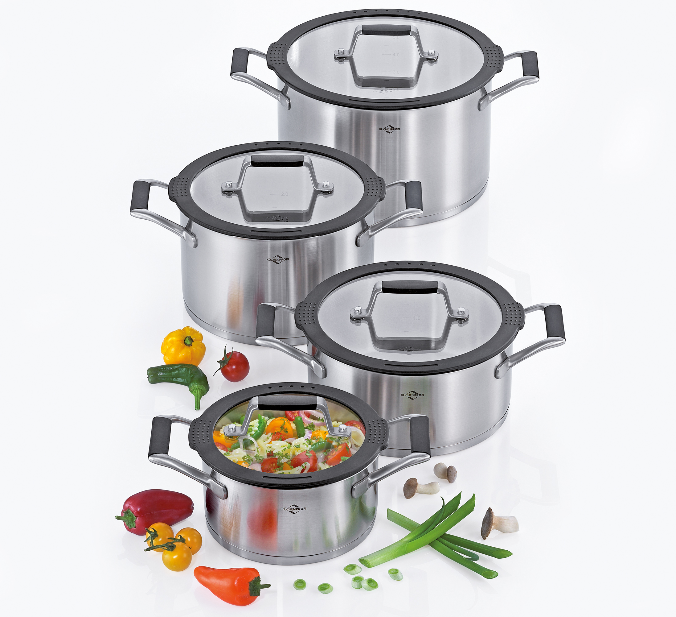 COOK - Topf-Set COMO, 4-tlg.