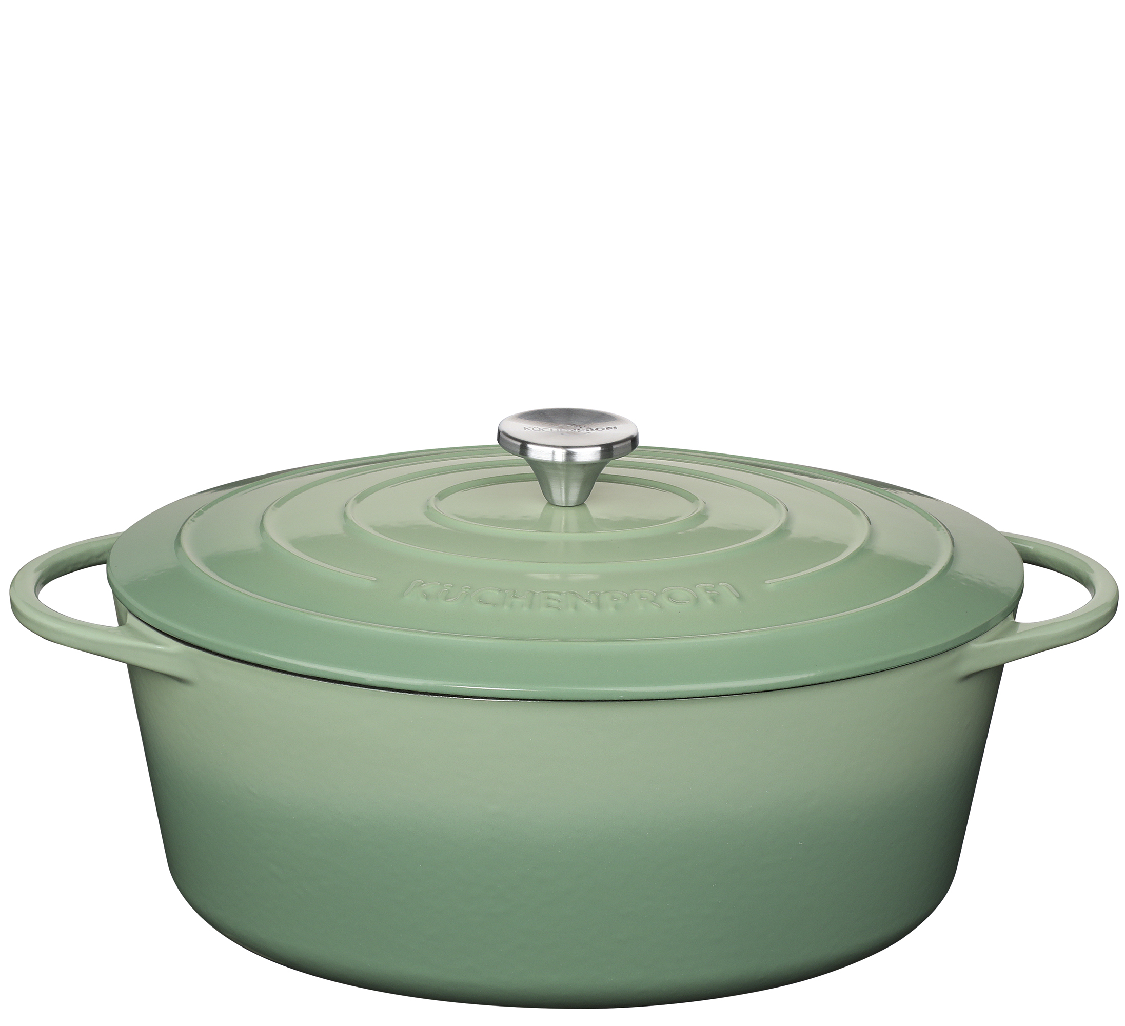 PROVENCE - Bratentopf oval, 33 cm jade