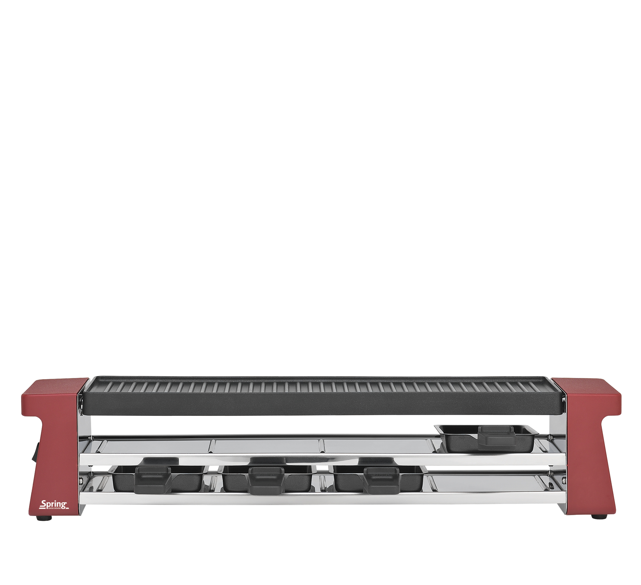 RACLETTE - Raclette4 COMPACT, Alugrillplatte rot RACLETTE - Raclette4 COMPACT, Alugrillplatte rot
