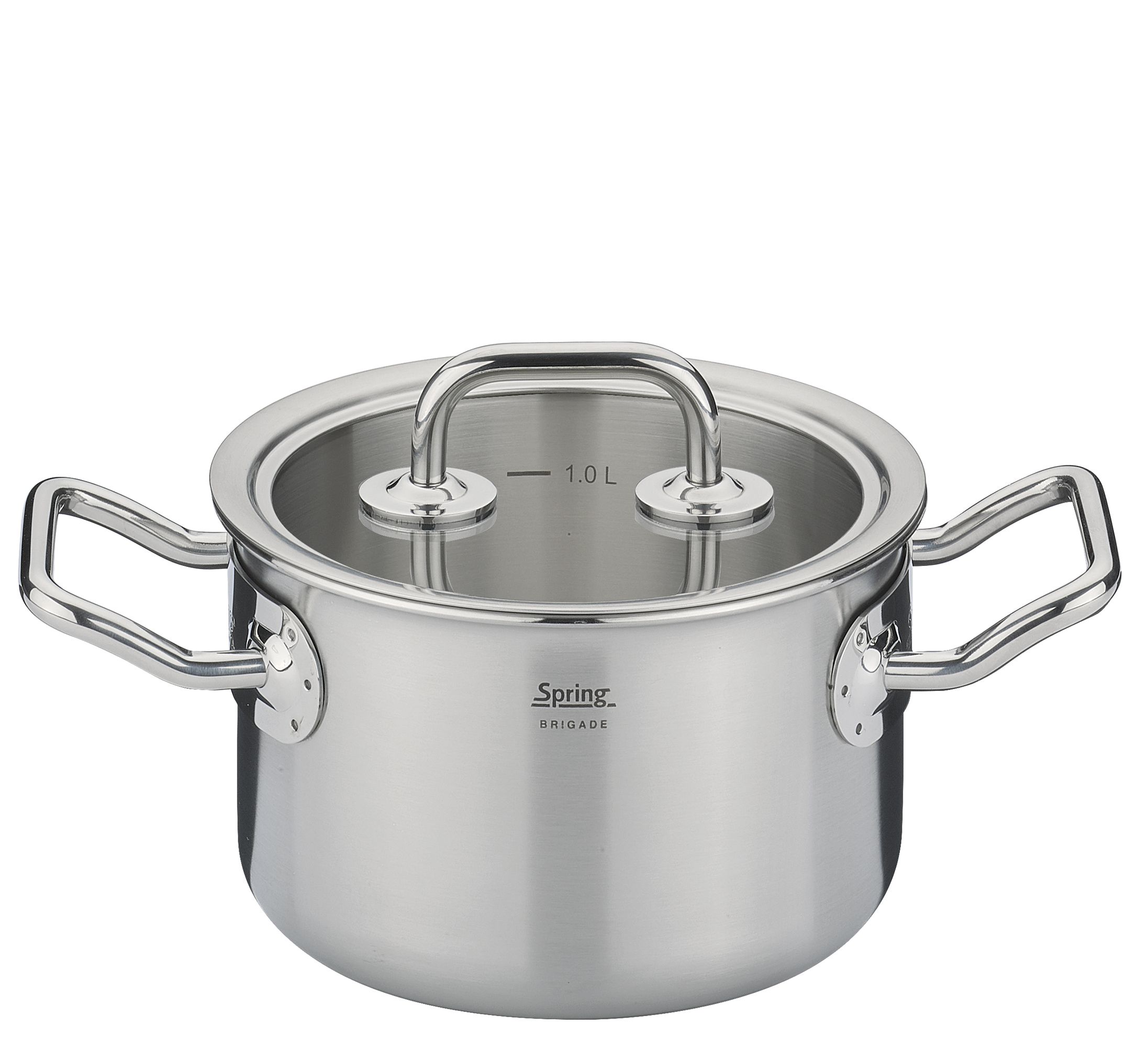 Kochtopf mit Glasdeckel BRIGADE BASIC 14 cm