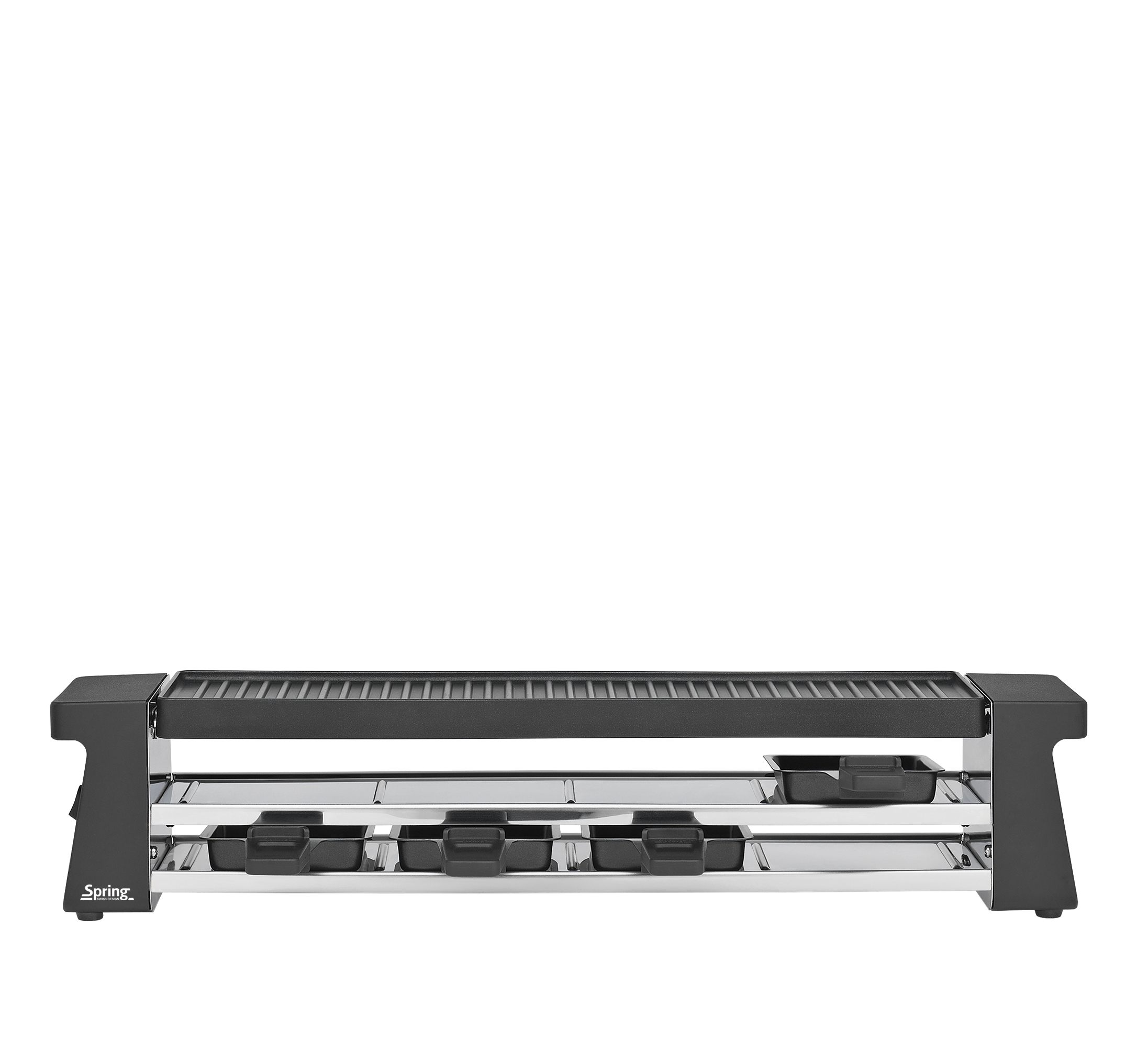 RACLETTE - Raclette4 COMPACT, Alugrillplatte schwarz RACLETTE - Raclette4 COMPACT, Alugrillplatte schwarz