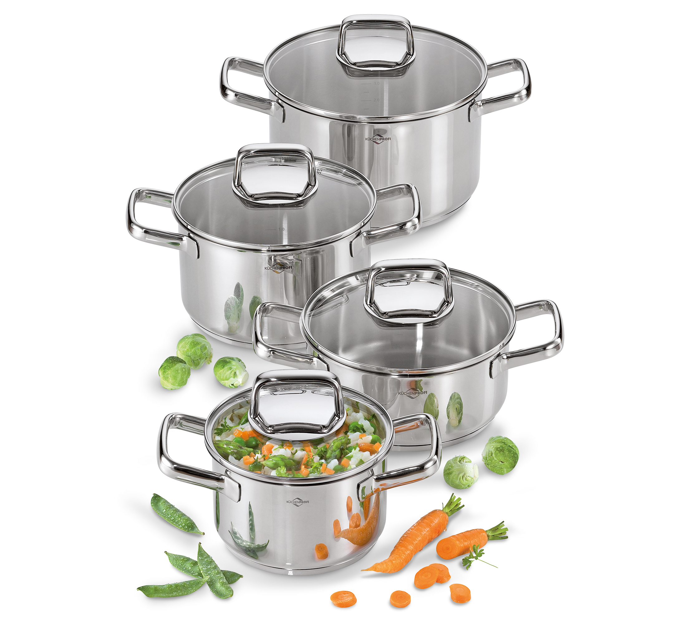 COOK - Topf-Set PISA, 4-tlg.