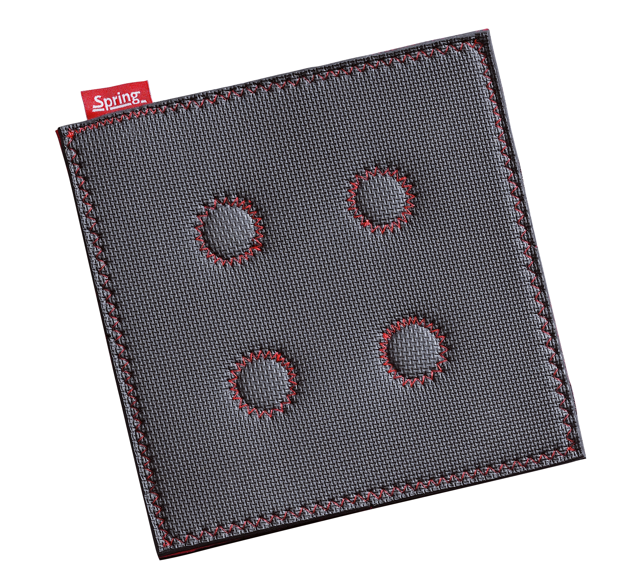 SPRING GRIPS - Untersetzer eckig magnetisch schwarz