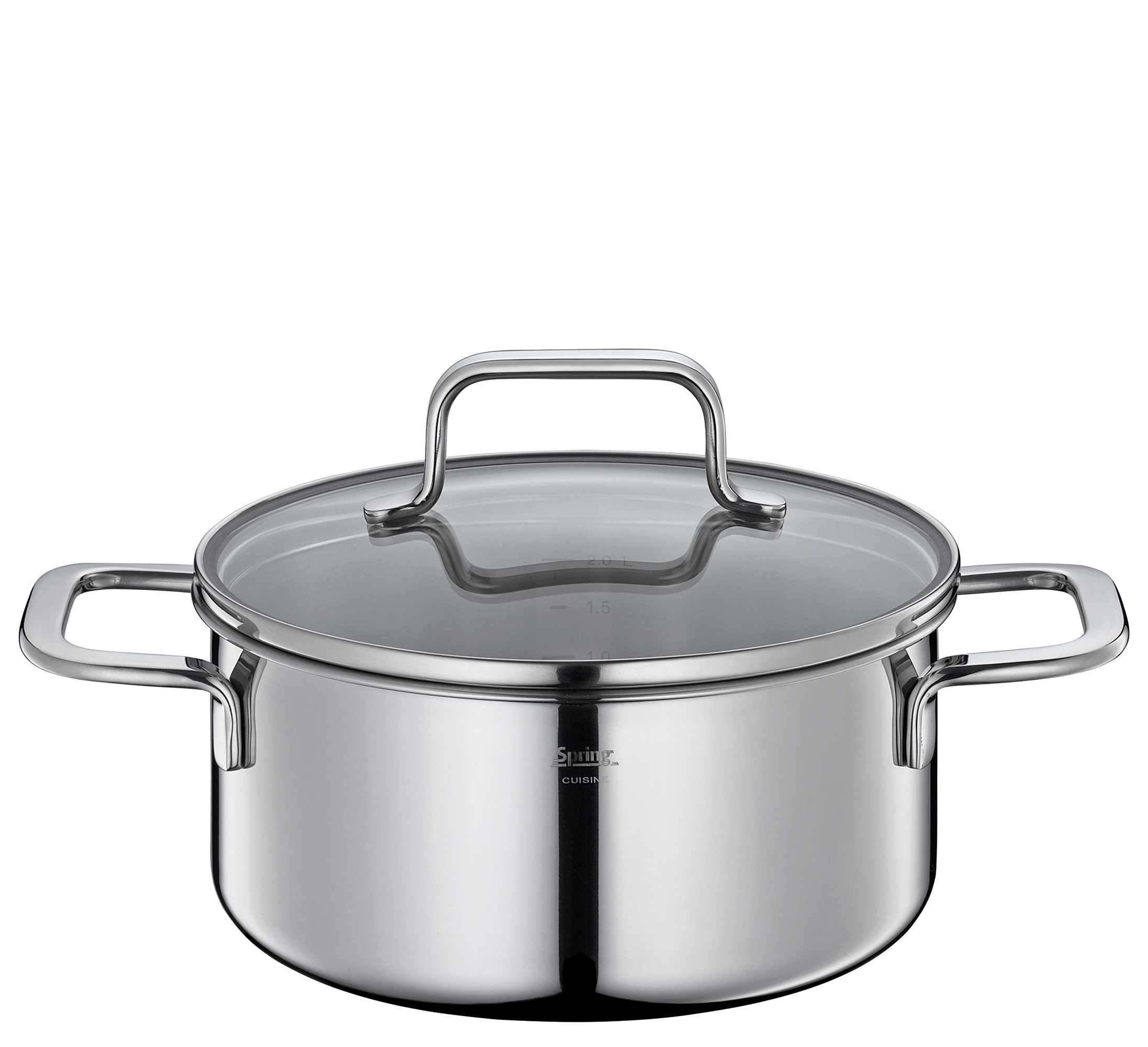 Topf-Set mit Glasdeckel CUISINE 4-teilig