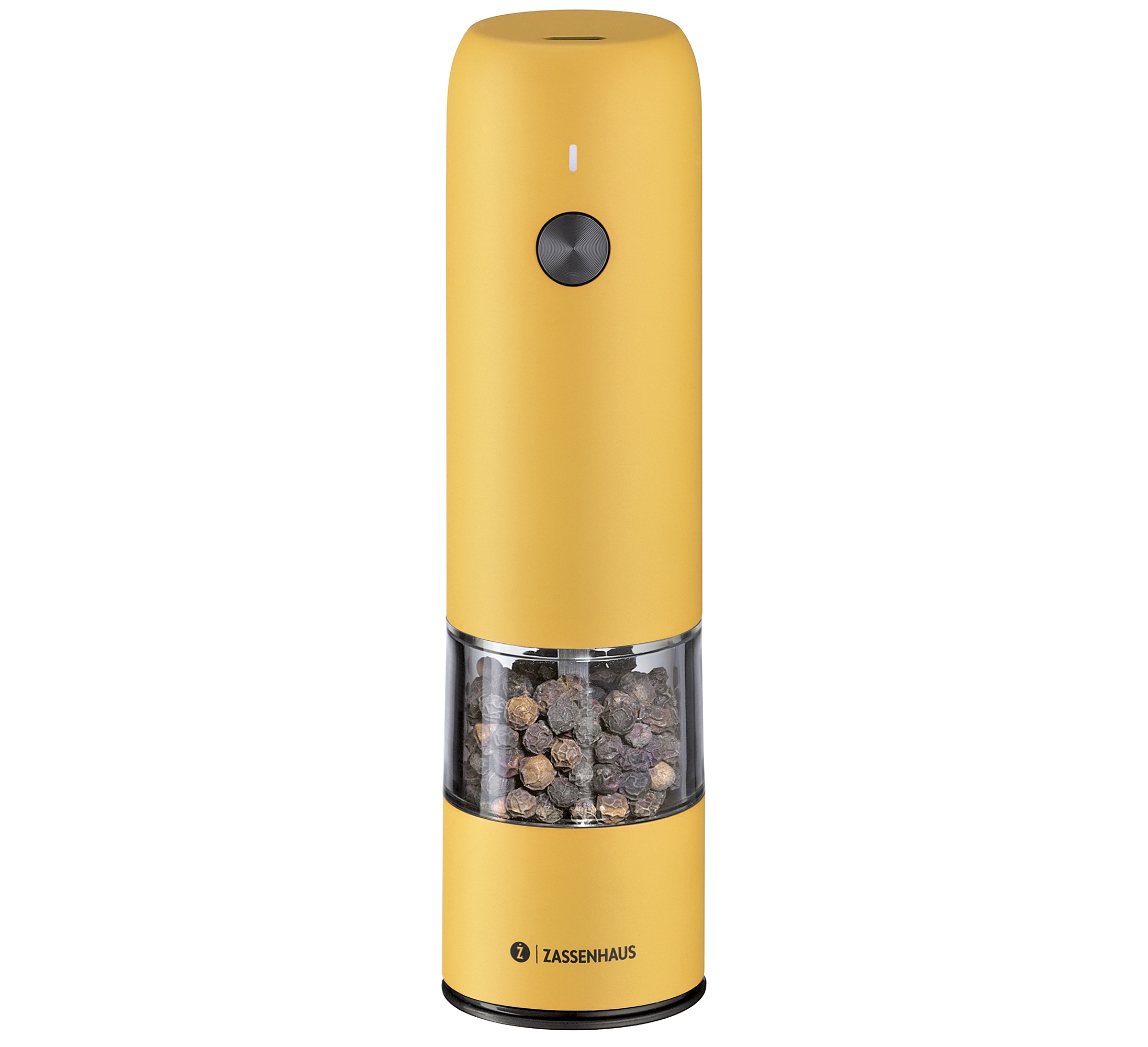 Pfeffermühle KÖLN USB elektrisch 14 cm gelb