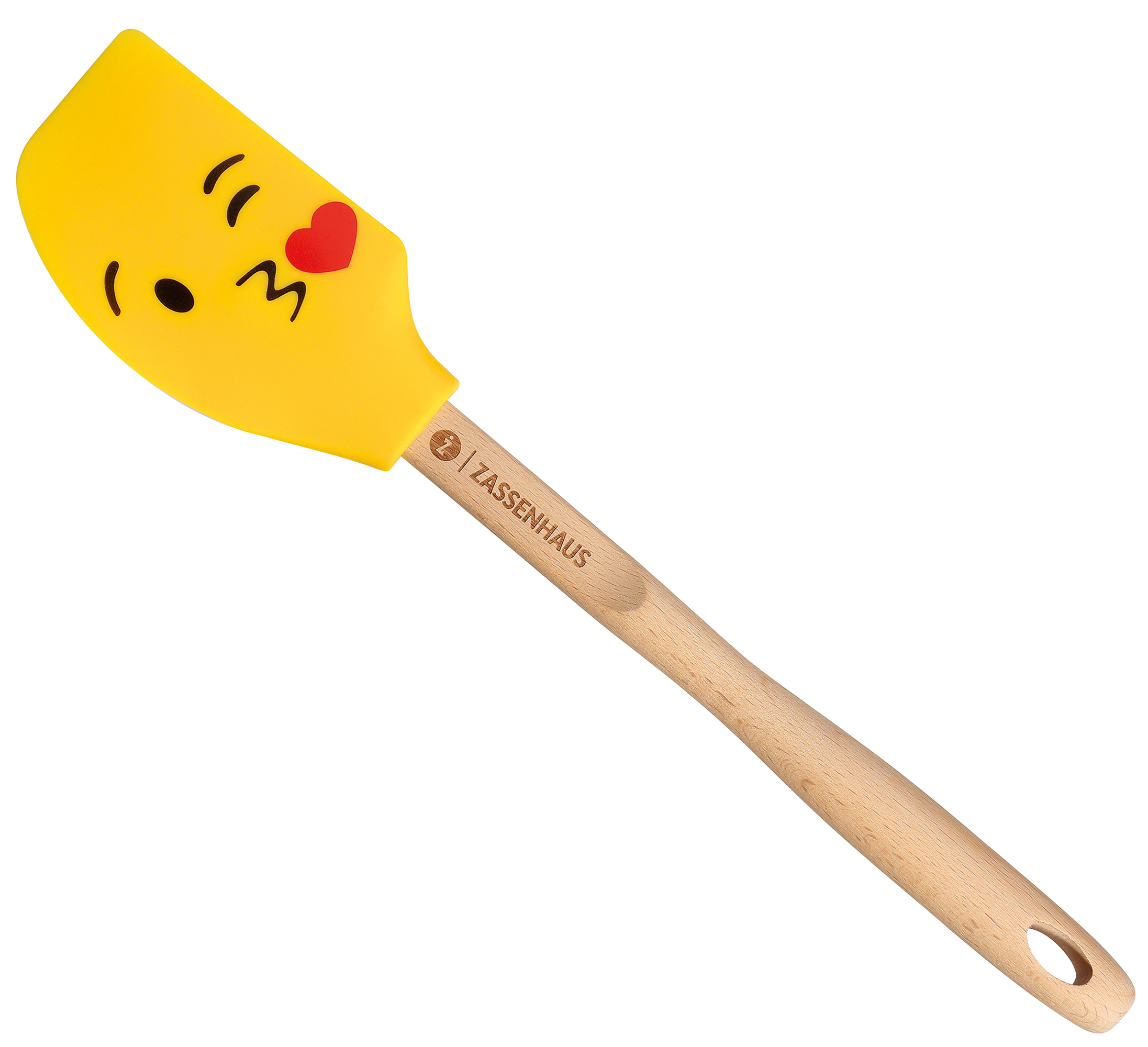 SMILEY2 - Teigschaber KISS, Buche 30,5 cm