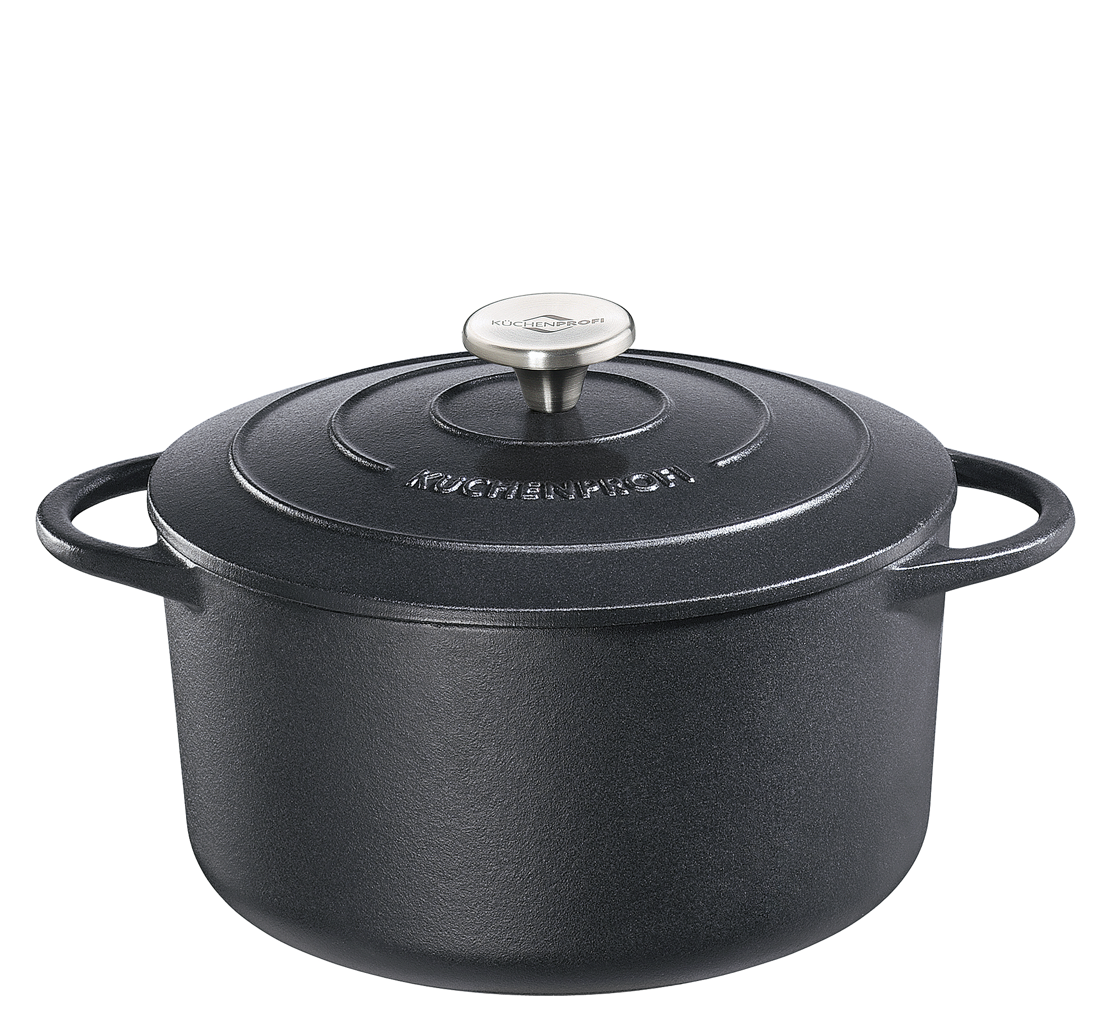 PROVENCE - Bratentopf rund, 22 cm classic black