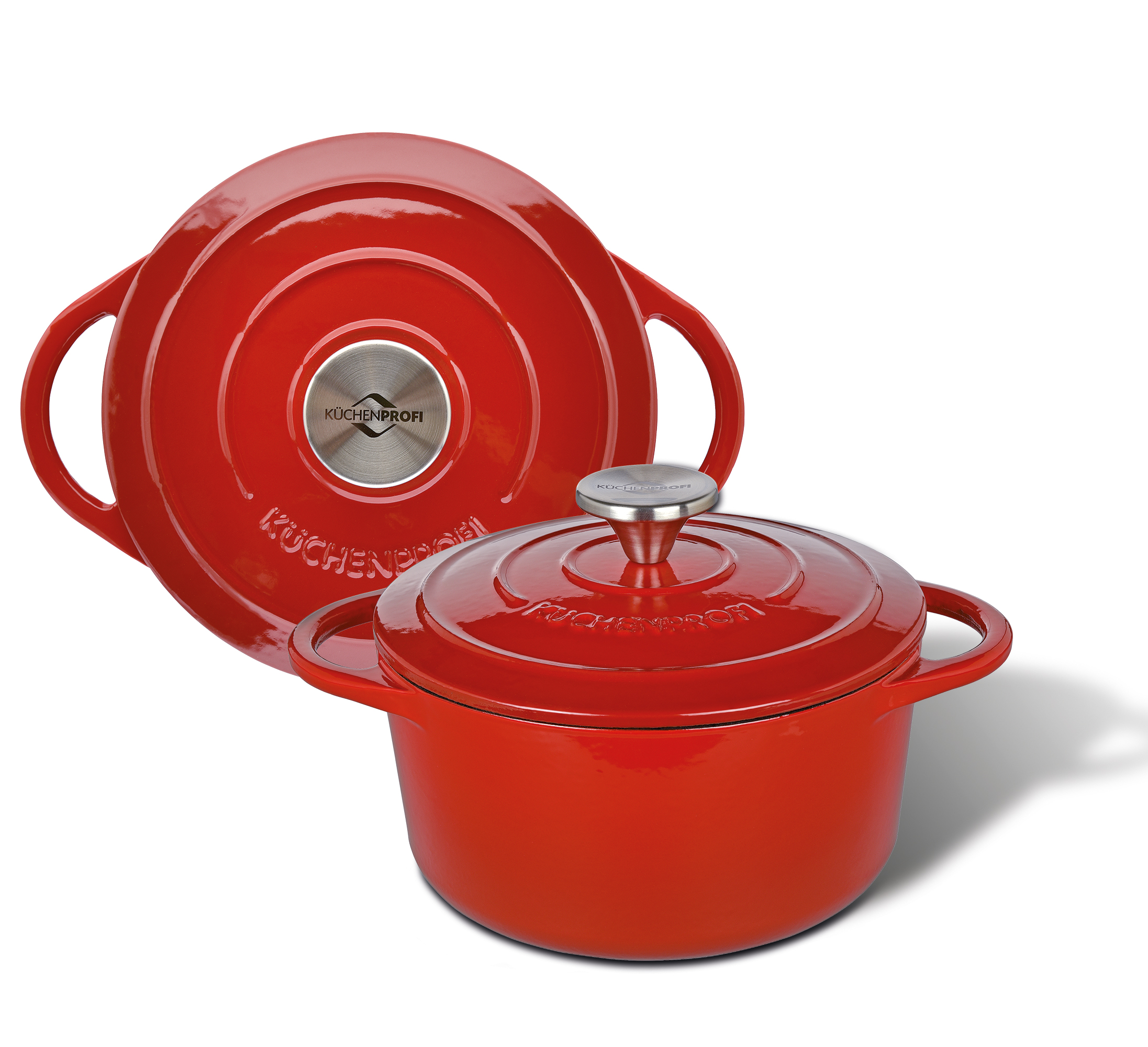PROVENCE - Bratentopf rund, 26 cm classic red