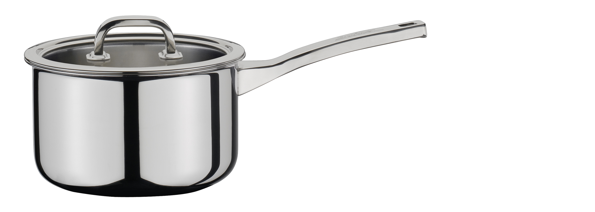 FINESSE - Stielkasserolle hoch mit Glasdeckel 18 cm