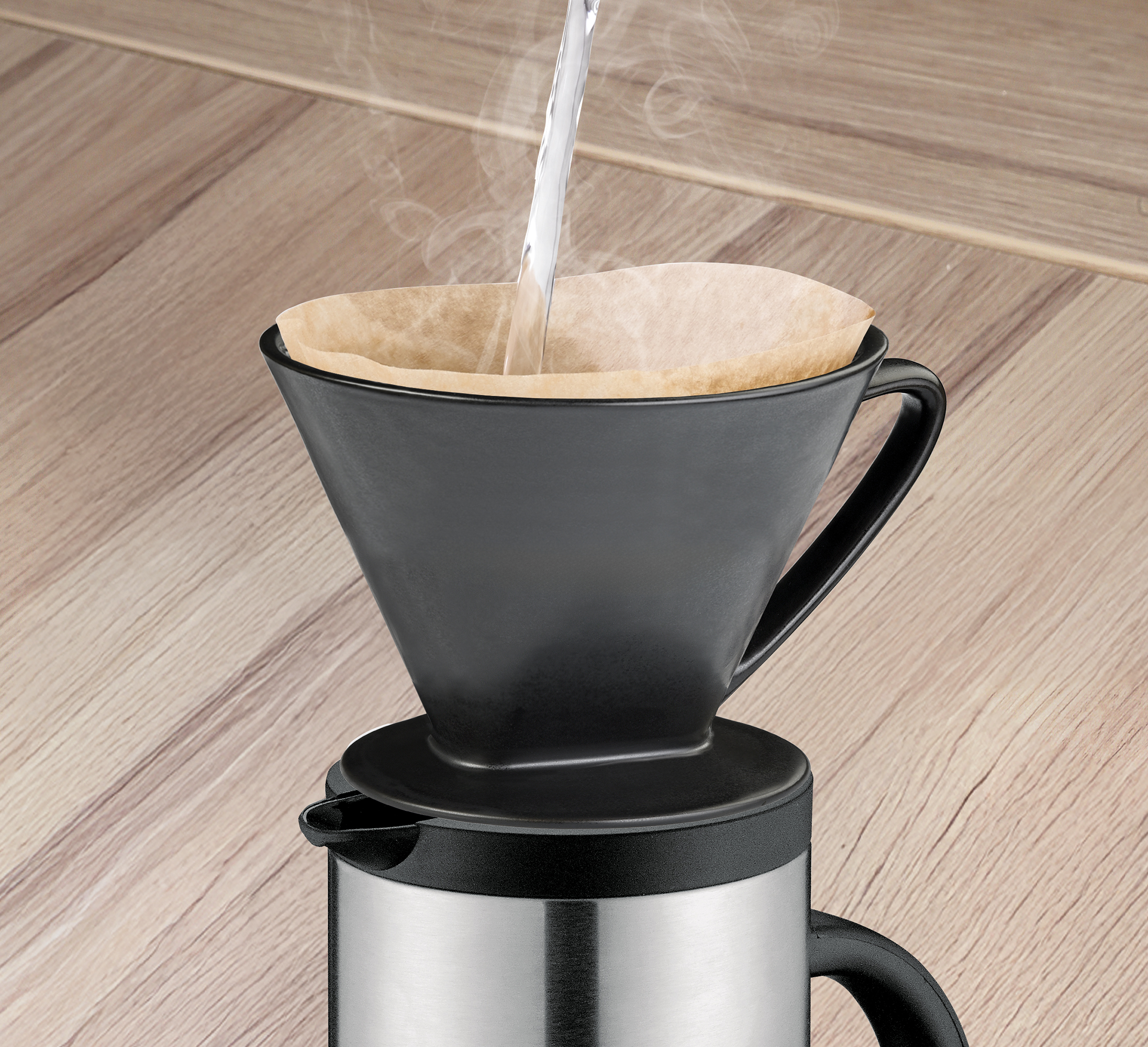 Kaffeefilter Gr. 4 schwarz matt