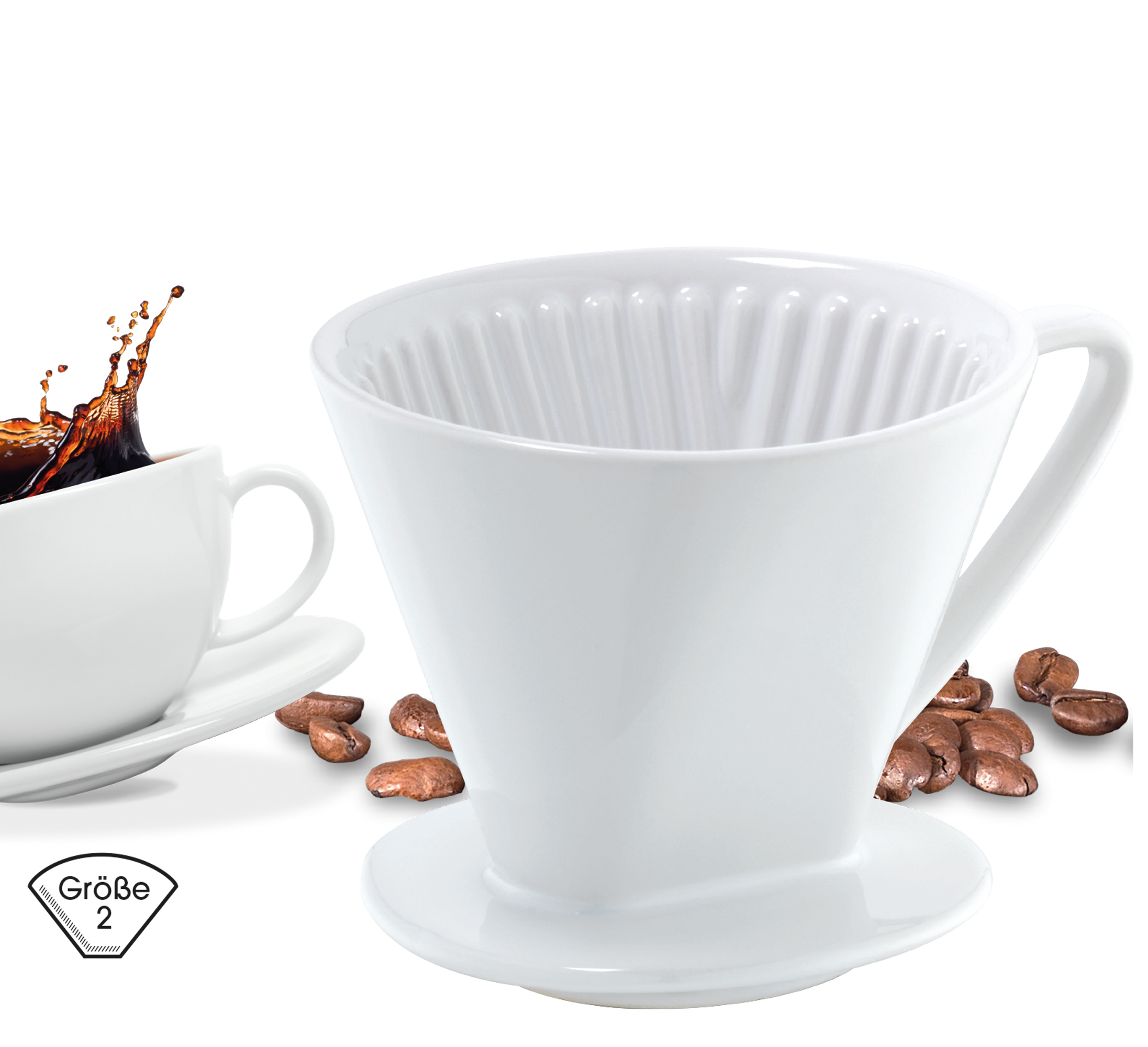 Kaffeefilter Gr. 2 weiß