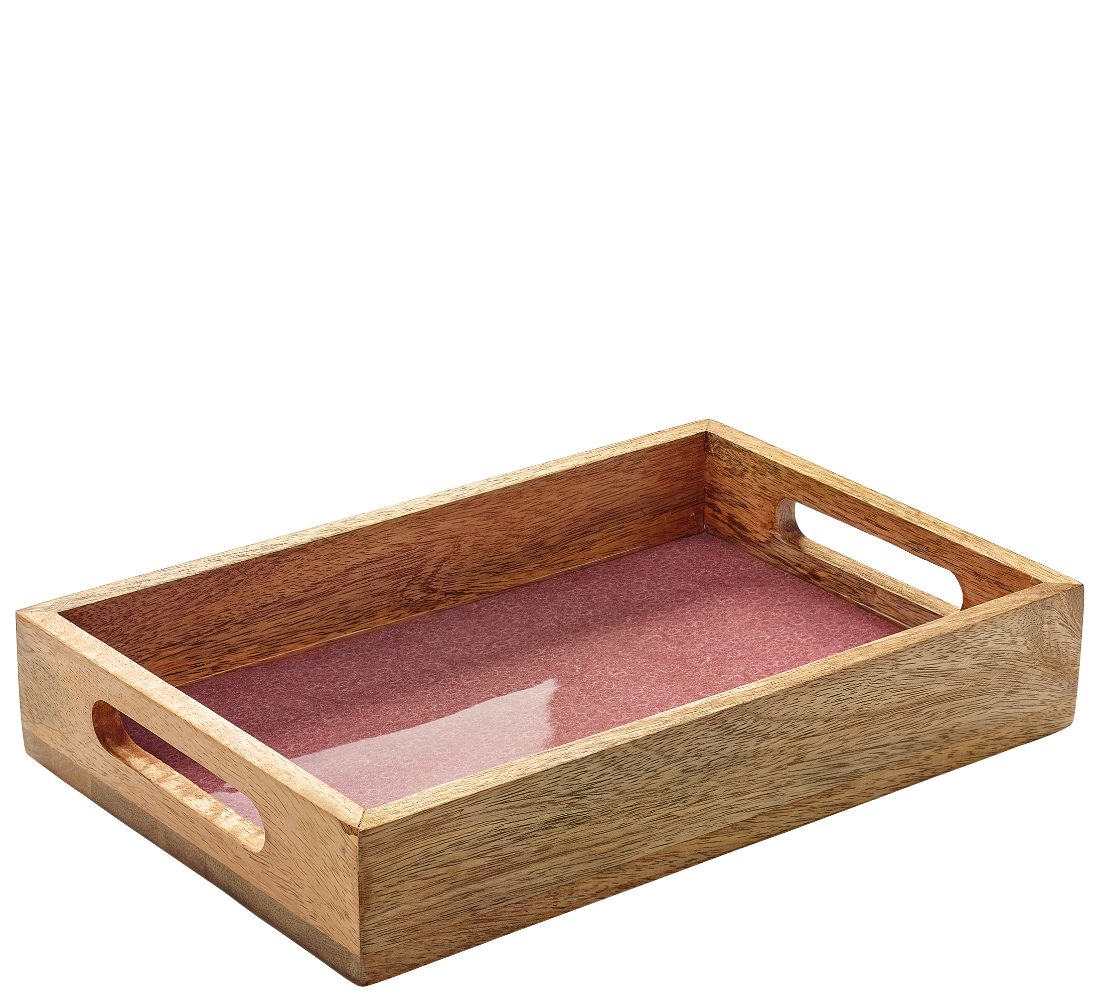 Tablett MINERAL ROSE, Mango, 30,5 x 20 x 5,5 cm